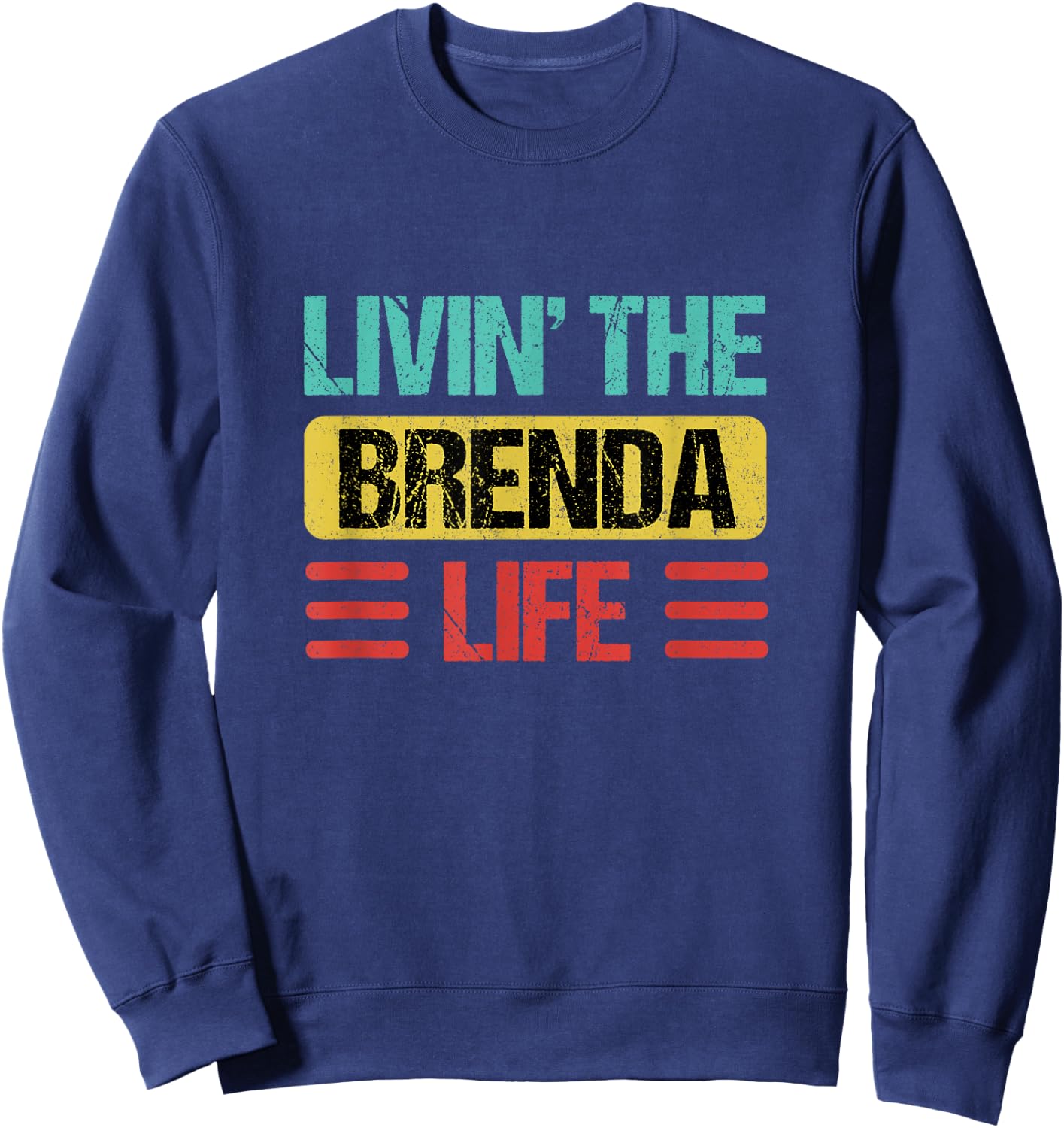 Brenda Name Sweatshirt - Sweatshirt | Navy