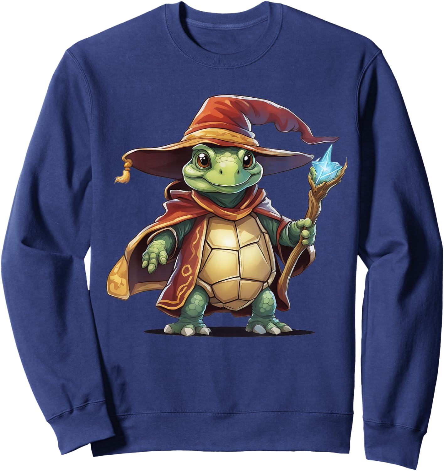 Turtle Tortoise Wizard Sweatshirt - Sweatshirt | Navy