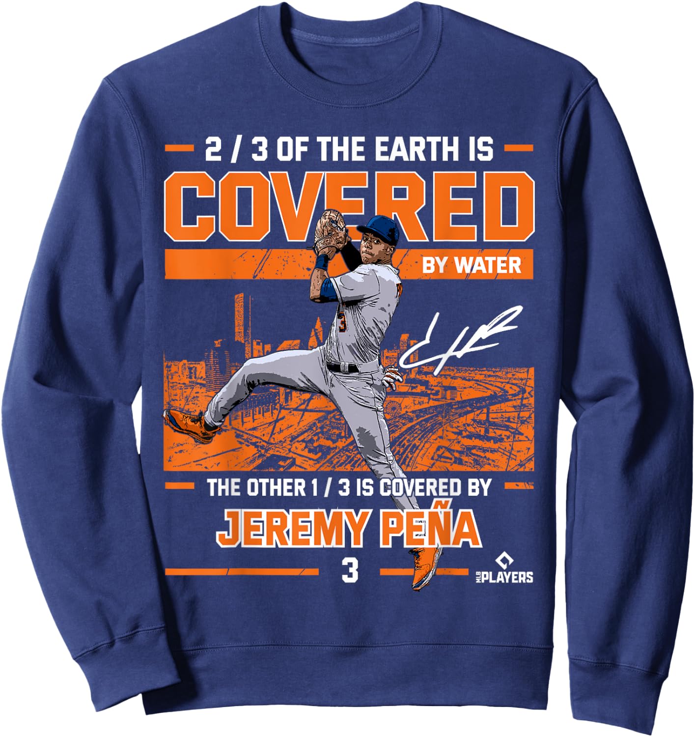 BallPark MVP Houston MLBPA Jeremy Pena , Black, Small Sweatshirt - Sweatshirt | Navy
