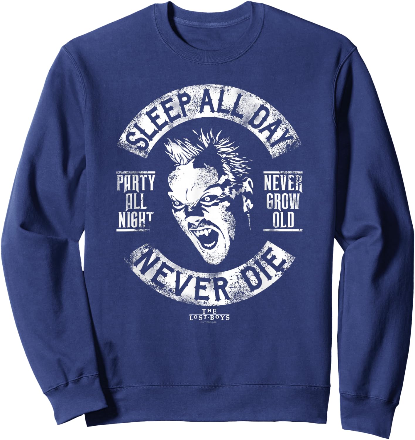 The Lost Boys Biker David Powers Sweatshirt - Sweatshirt | Navy