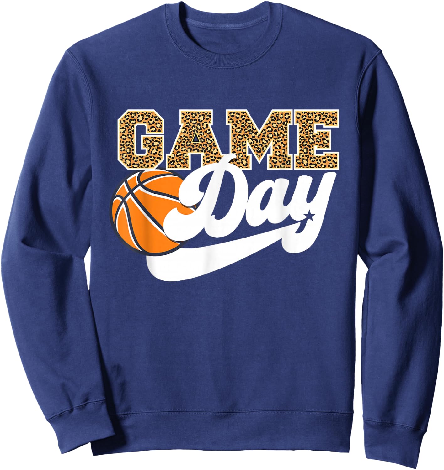 Game Day - Mom Mothers Day Basketball Player Sports Sweatshirt - Sweatshirt | Navy