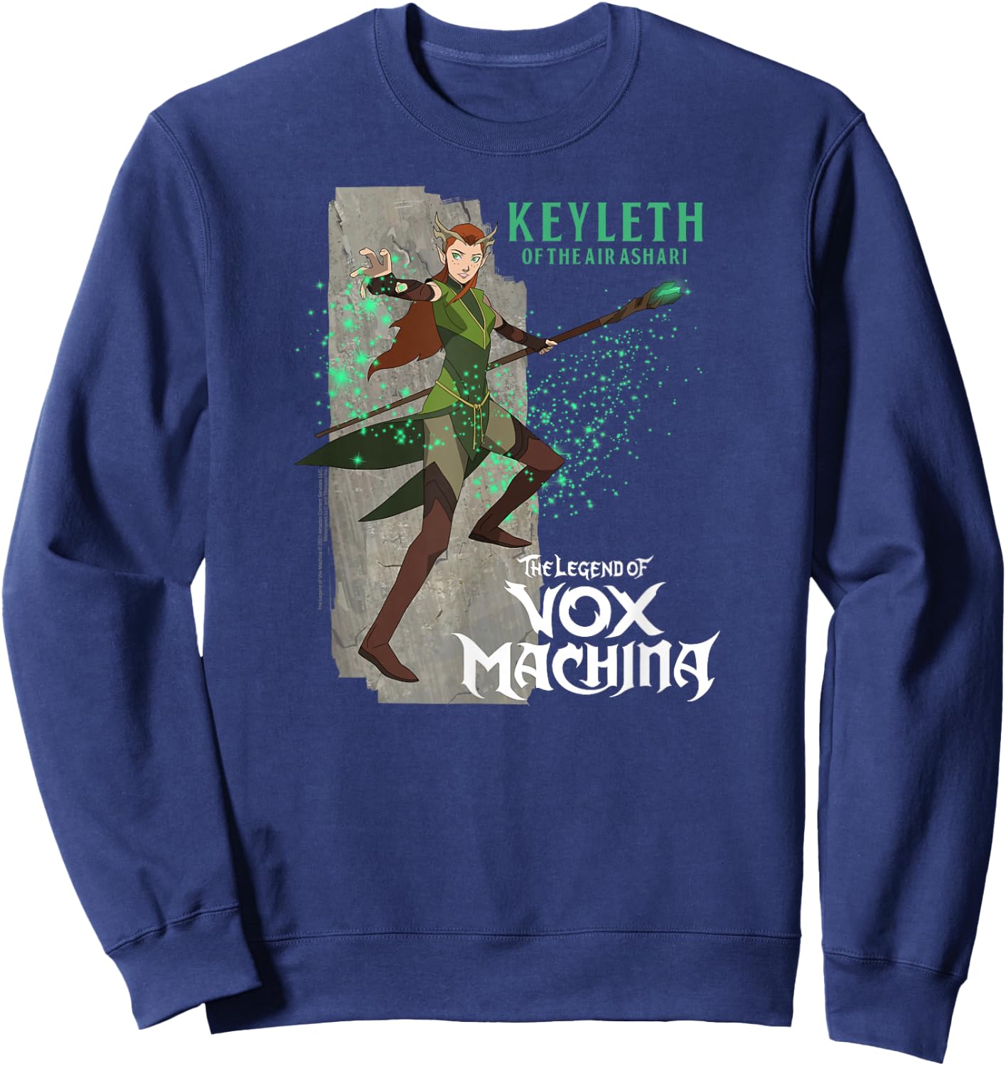 The Legend of Vox Machina Keyleth Small Sweatshirt - Sweatshirt | Navy