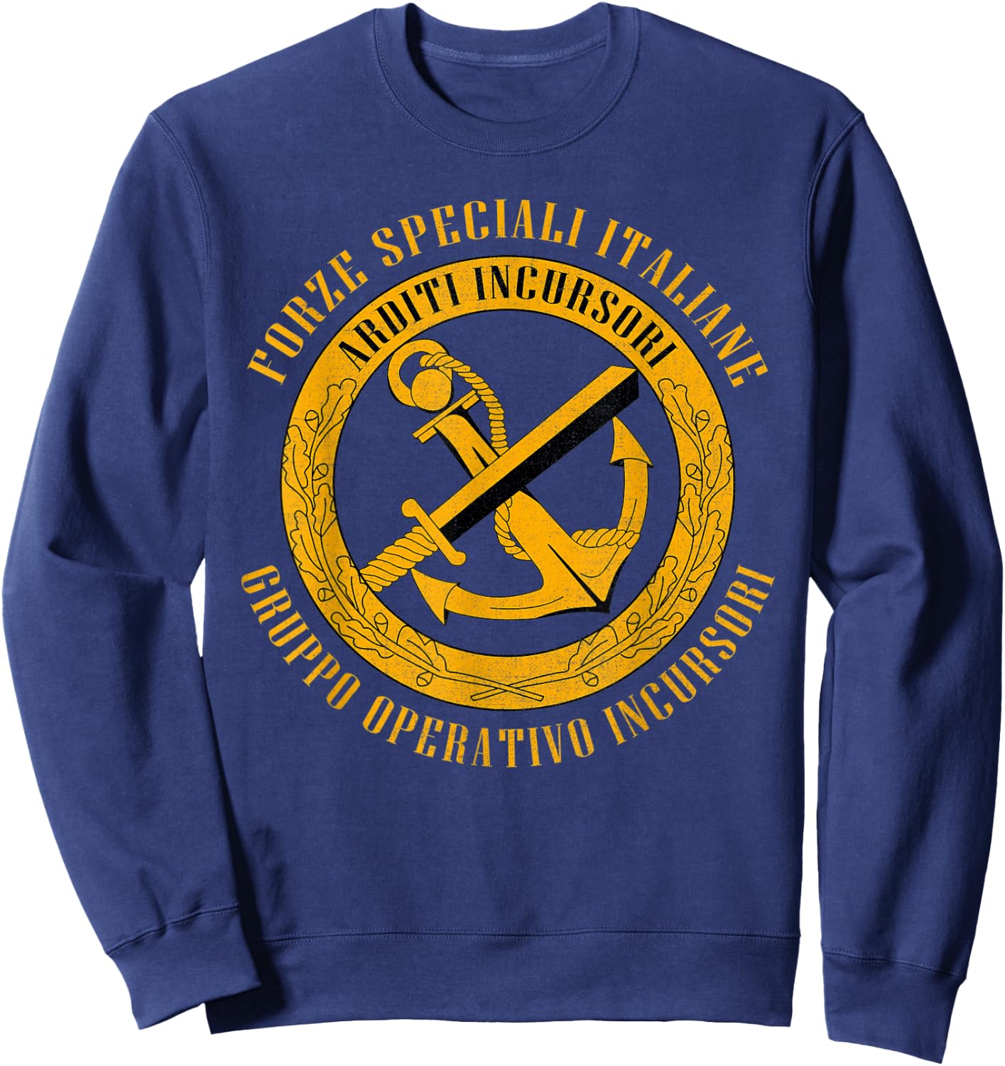 Italian Special Force Gruppo Operativo Incursori Military Sweatshirt - Sweatshirt | Navy