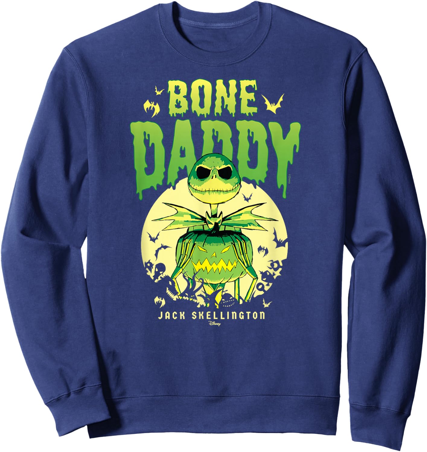 The Nightmare Before Christmas - Bone Daddy Sweatshirt - Sweatshirt | Navy