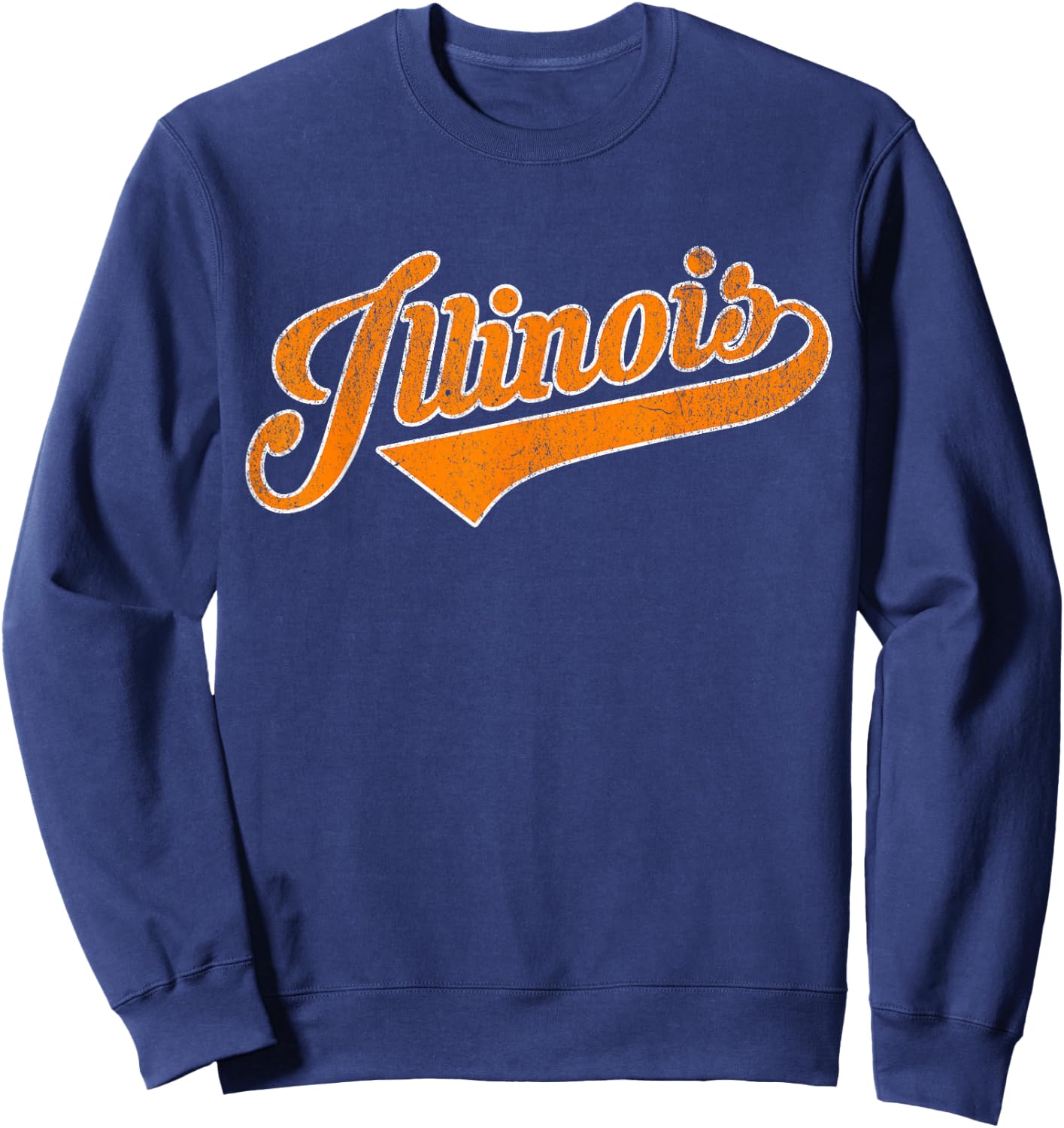 Illinois vintage city Sweatshirt - Sweatshirt | Navy
