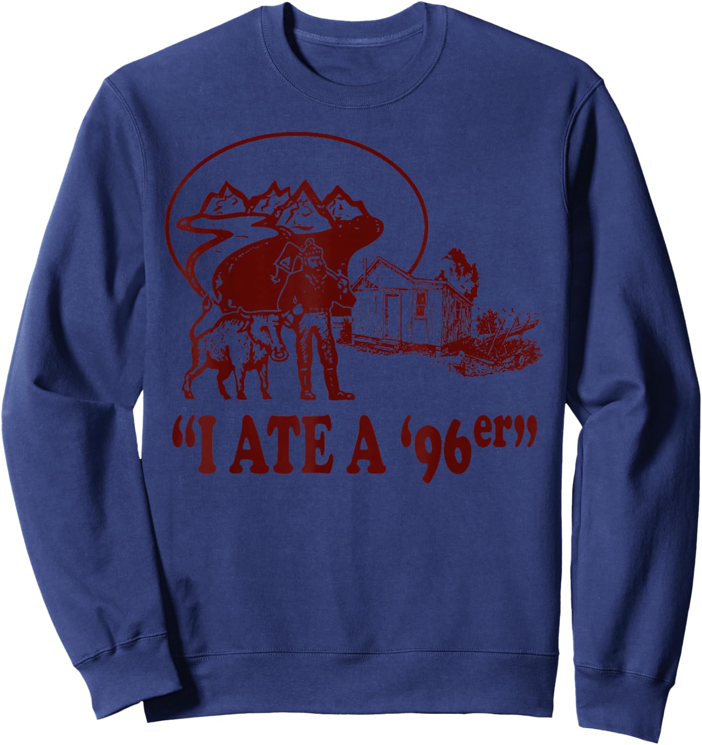 Retro 96er Vintage Sweatshirt - Sweatshirt | Navy
