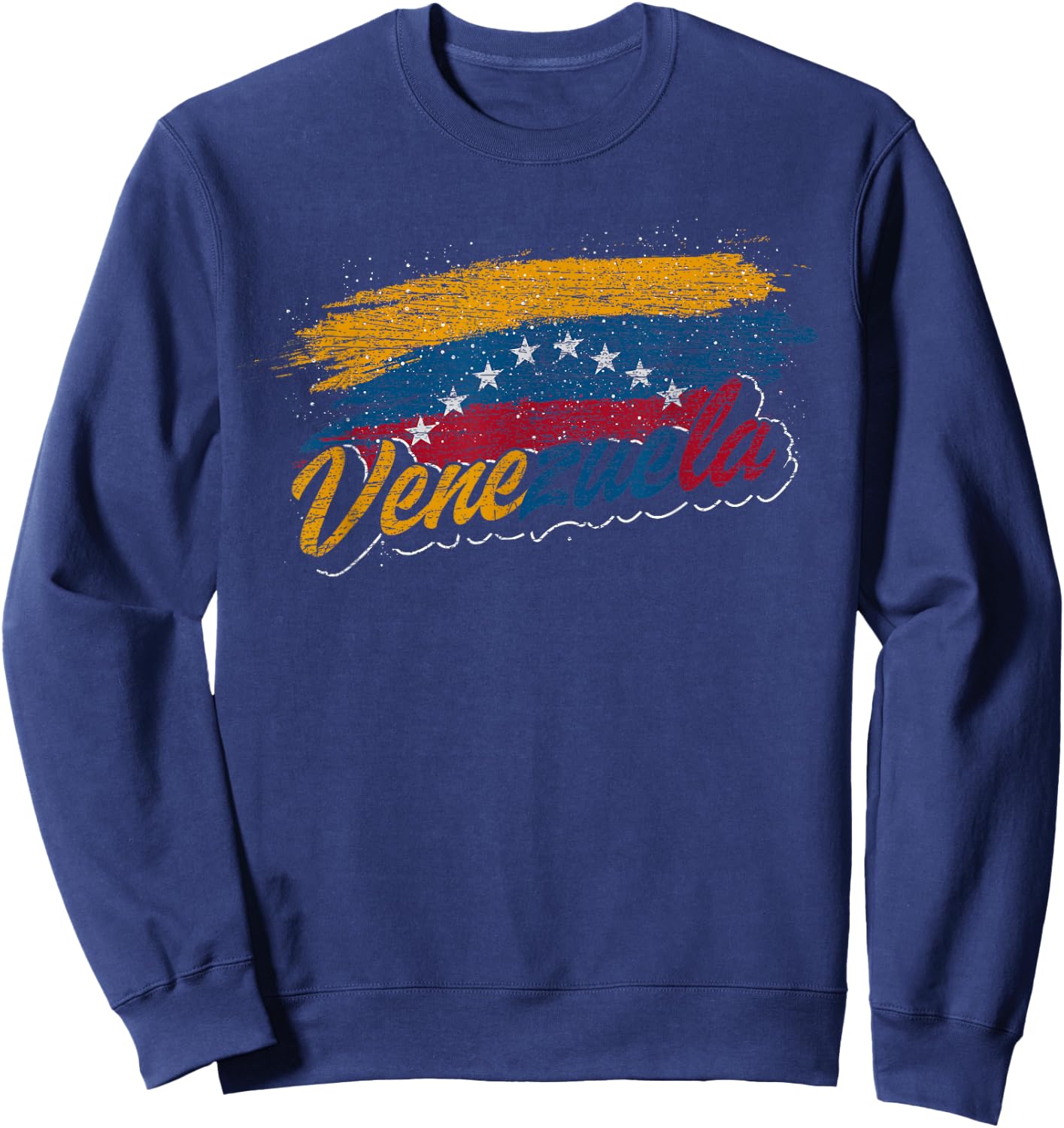 Latin American Gift Venezuela Flag Caracas Pride Venezuela Sweatshirt - Sweatshirt | Navy