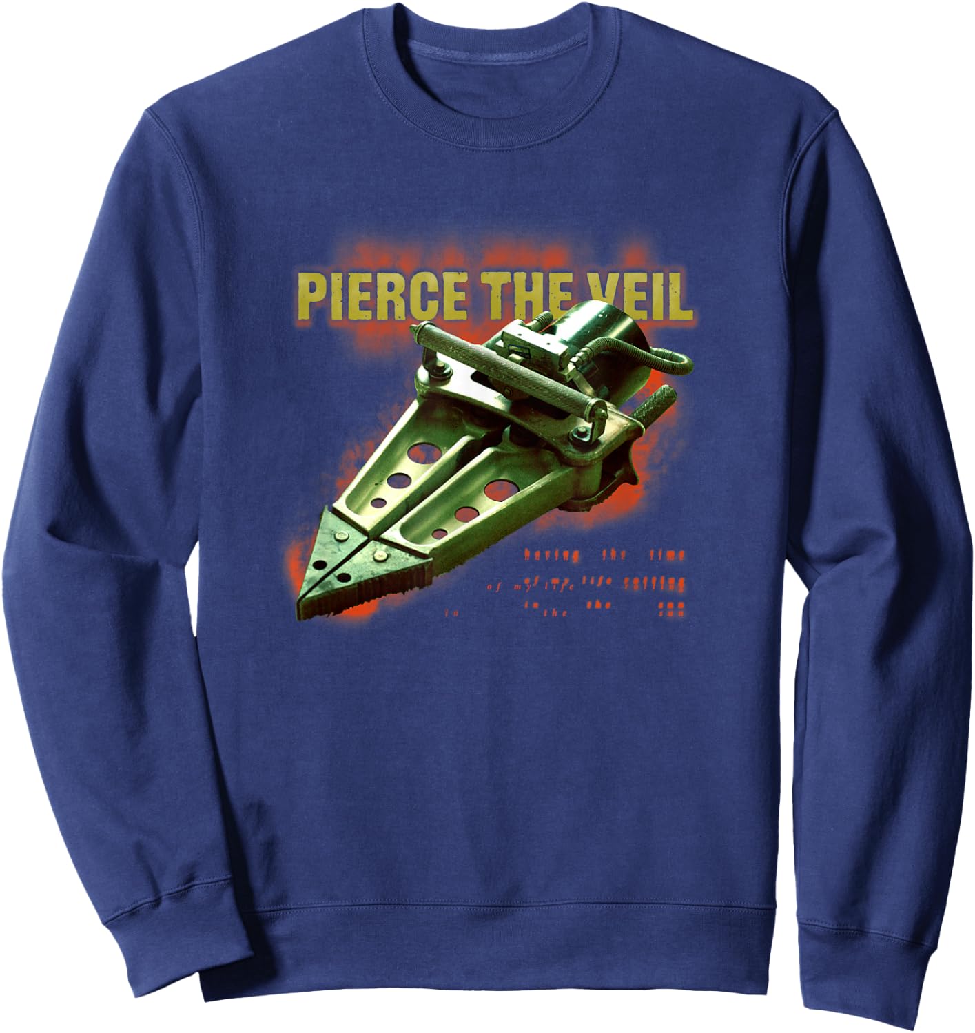 Pierce The Veil - Jaws Cover Sweatshirt - Sweatshirt | Navy