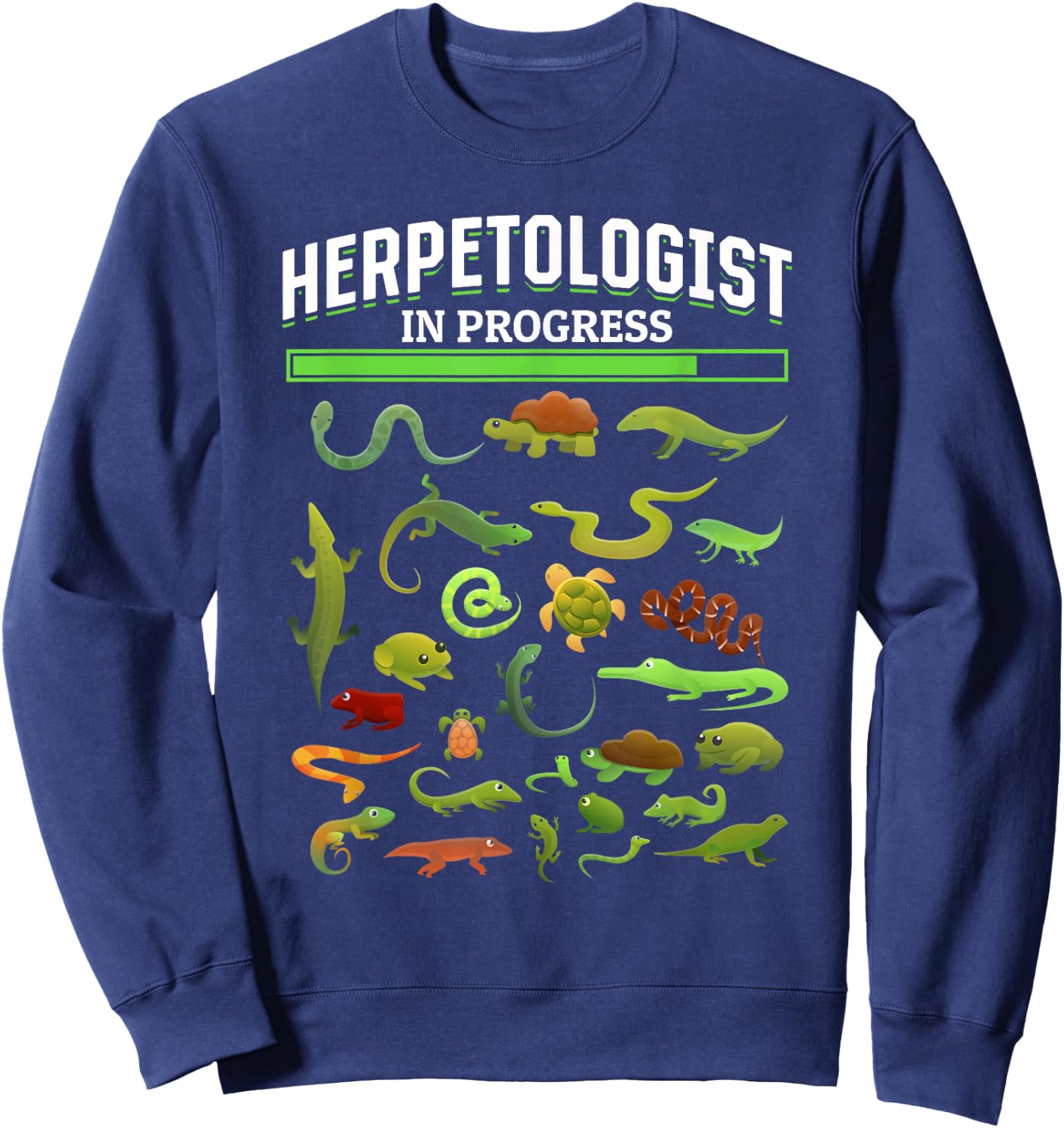 Future Herpetologist Zoology Reptiles Sweatshirt - Sweatshirt | Navy