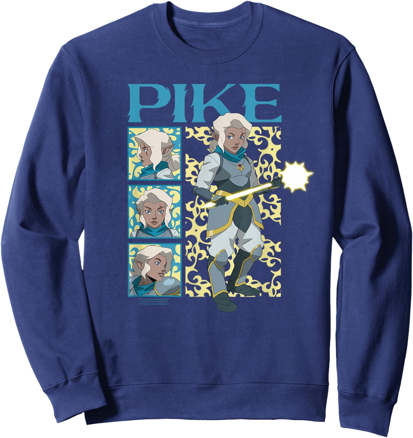 The Legend of Vox Machina Pike Small Sweatshirt - Sweatshirt | Navy