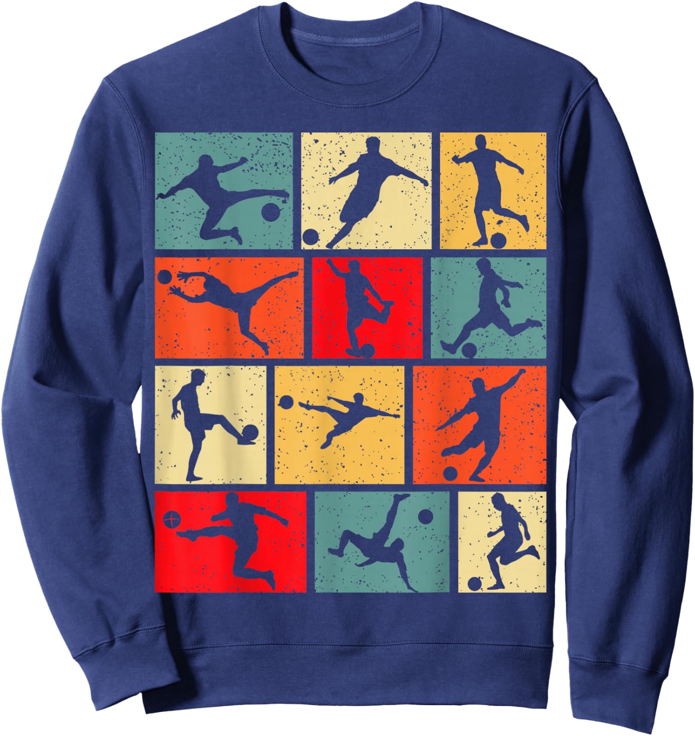 Soccer Boys Kids Men Sweatshirt - Sweatshirt | Navy