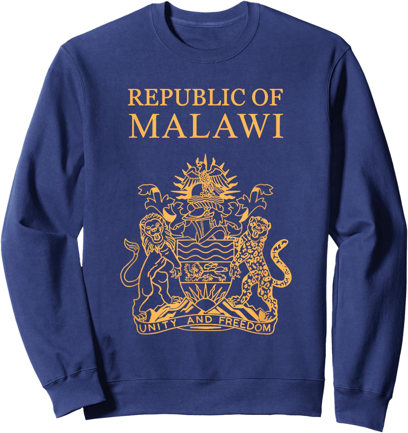 Malawi,Malawi passport,Malawi flag. Sweatshirt - Sweatshirt | Navy