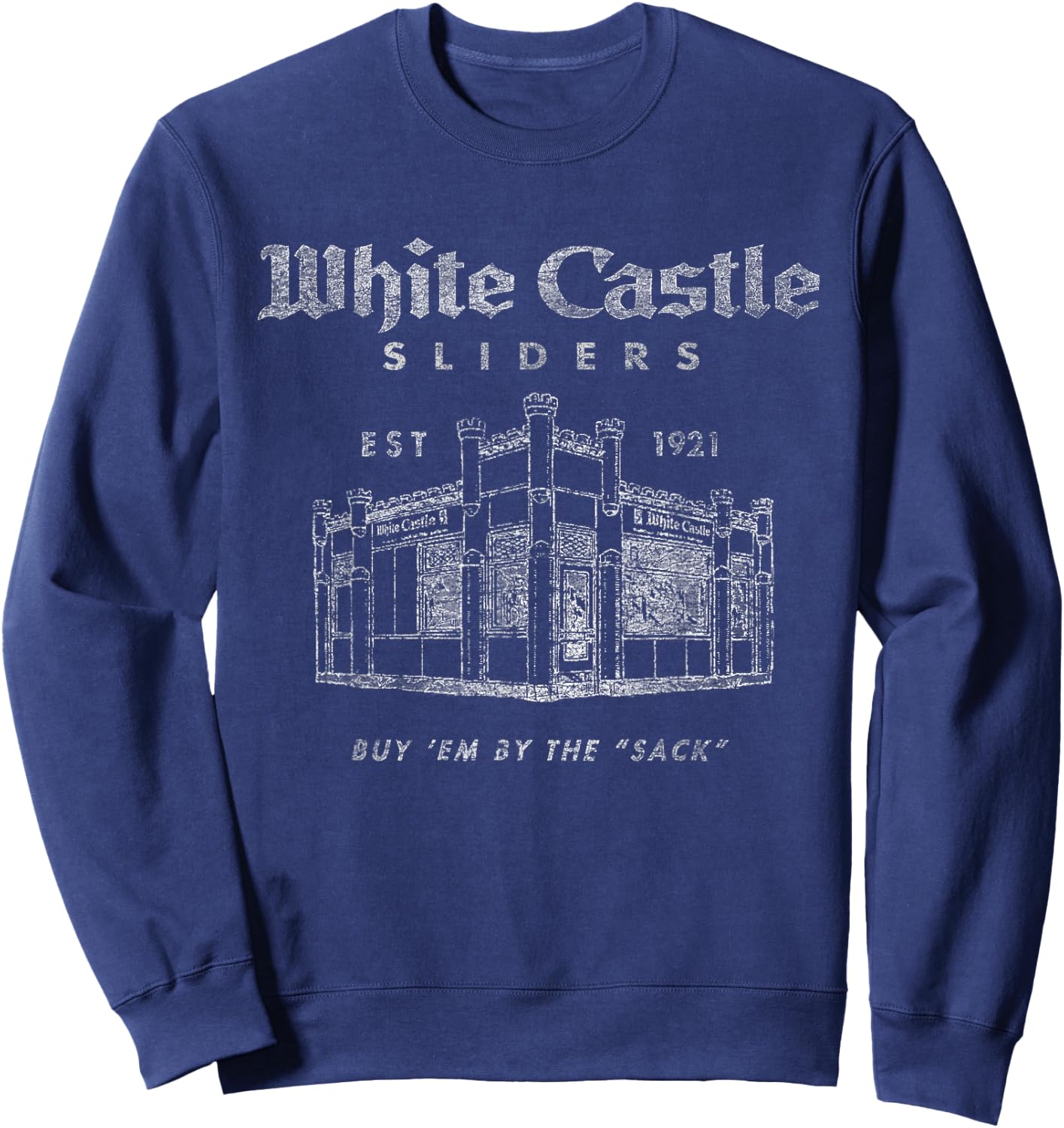 White Castle by The Sack Sweatshirt - Sweatshirt | Navy