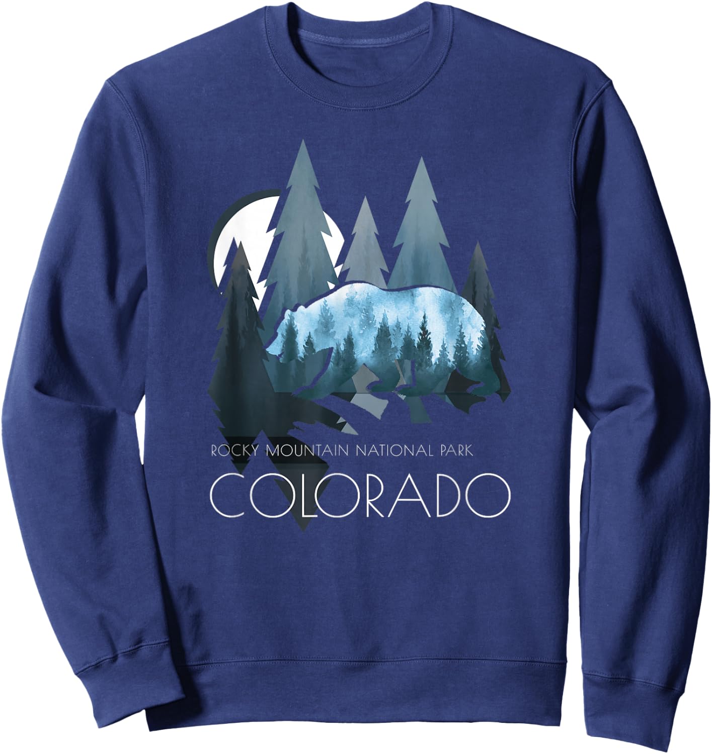 Colorado - Rocky Mountain National Park - Colorado Sweatshirt - Sweatshirt | Navy