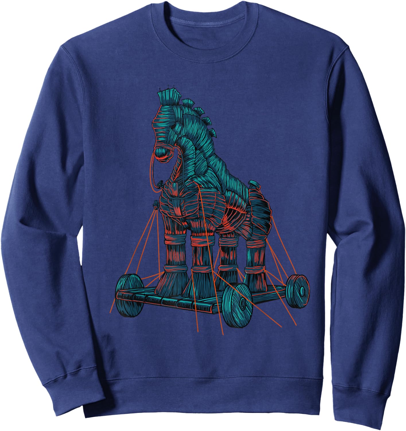Trojan horse Sweatshirt - Sweatshirt | Navy