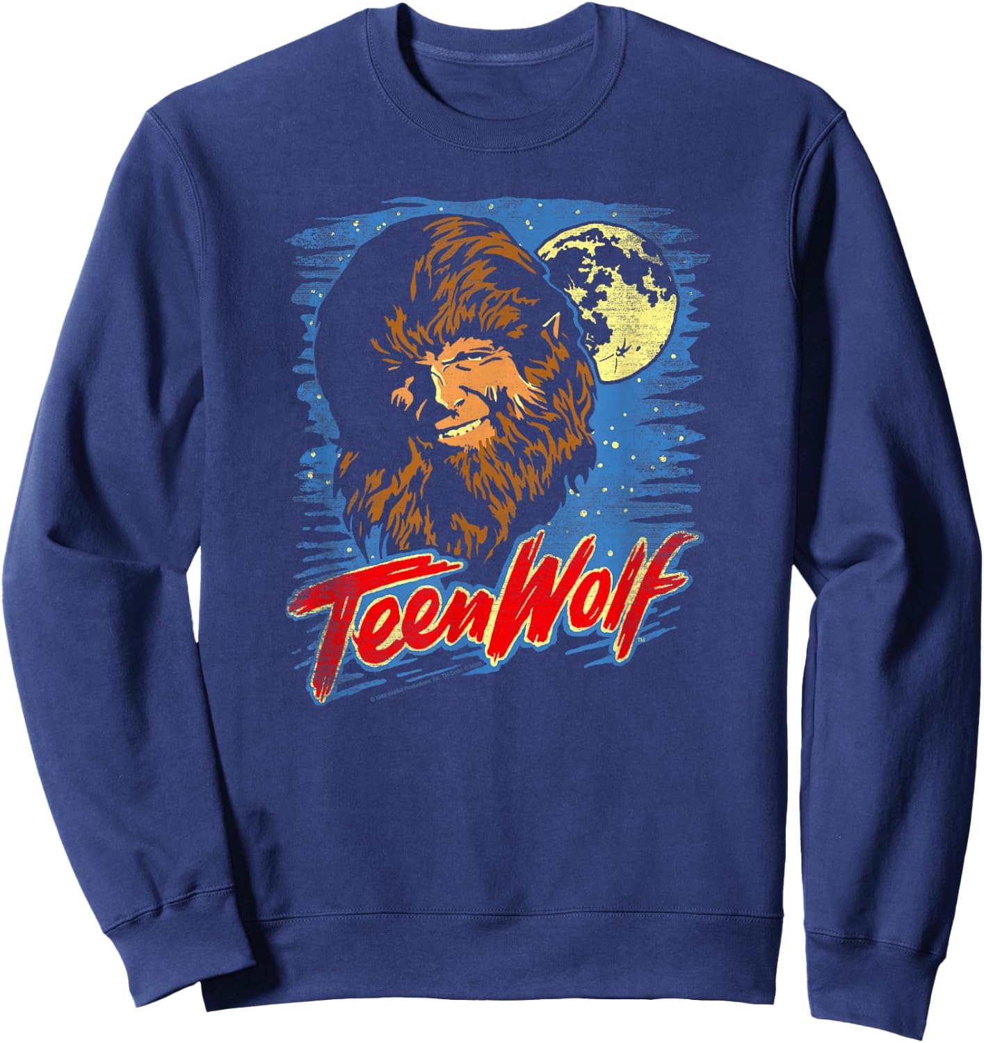 Teen Wolf Moon Wolf Sweatshirt - Sweatshirt | Navy