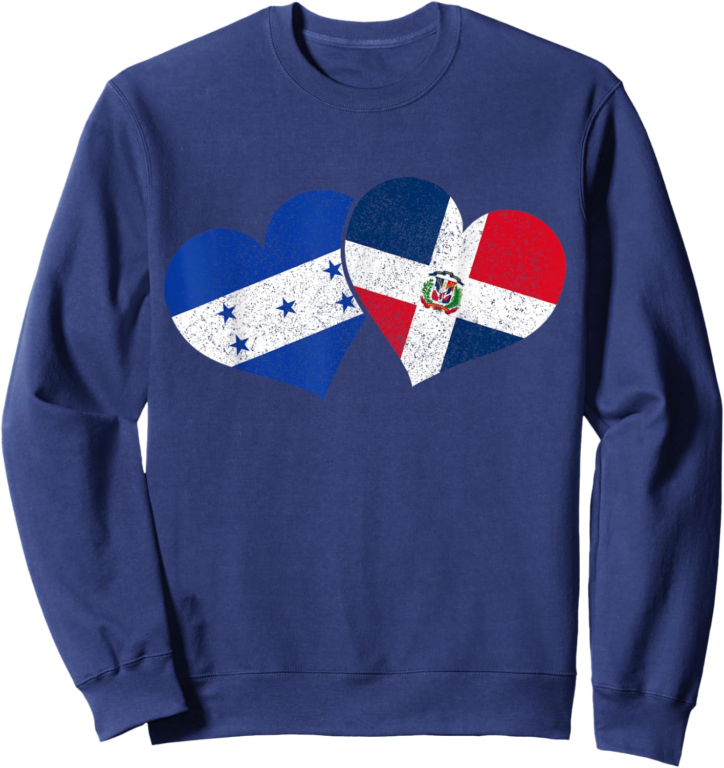 Honduras Dominican Republic Honduran Flag Pride Heritage Sweatshirt - Sweatshirt | Navy