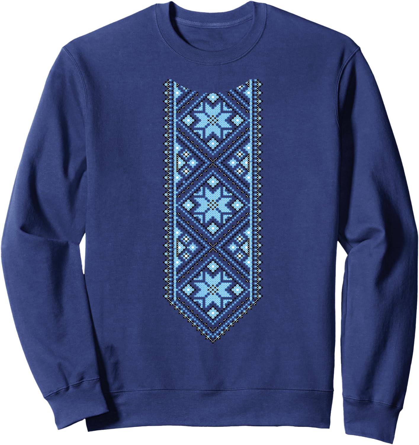 Ukrainian Vyshyvanka Proud Ukrainian It's in My DNA Sweatshirt - Sweatshirt | Navy