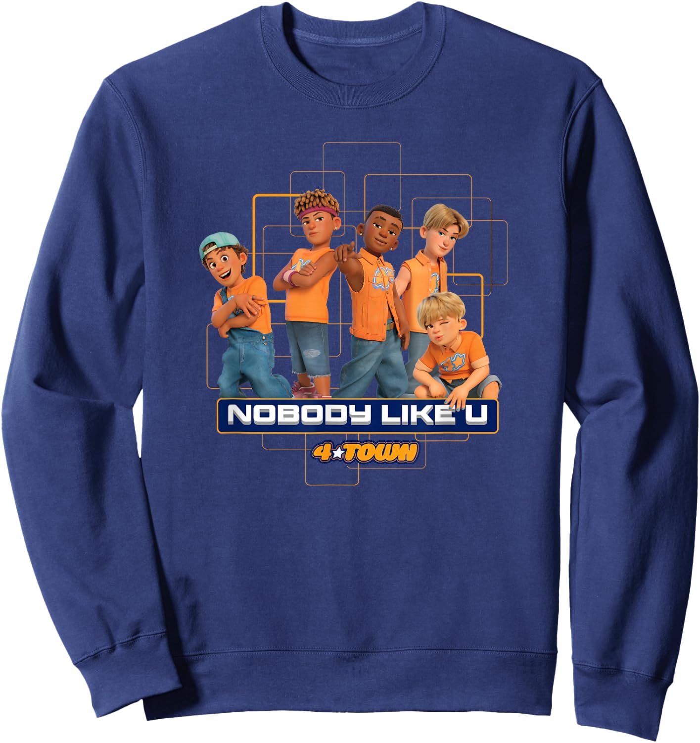 Disney Pixar Turning Red 4 Town Group Nobody Like You Sweatshirt - Sweatshirt | Navy