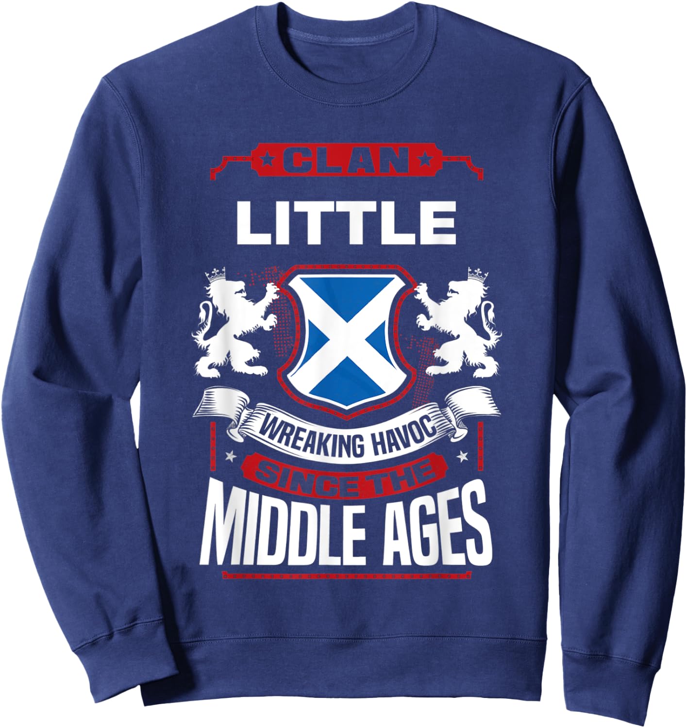 Clan Little Scottish Surname Family Reunion Scotland Sweatshirt - Sweatshirt | Navy