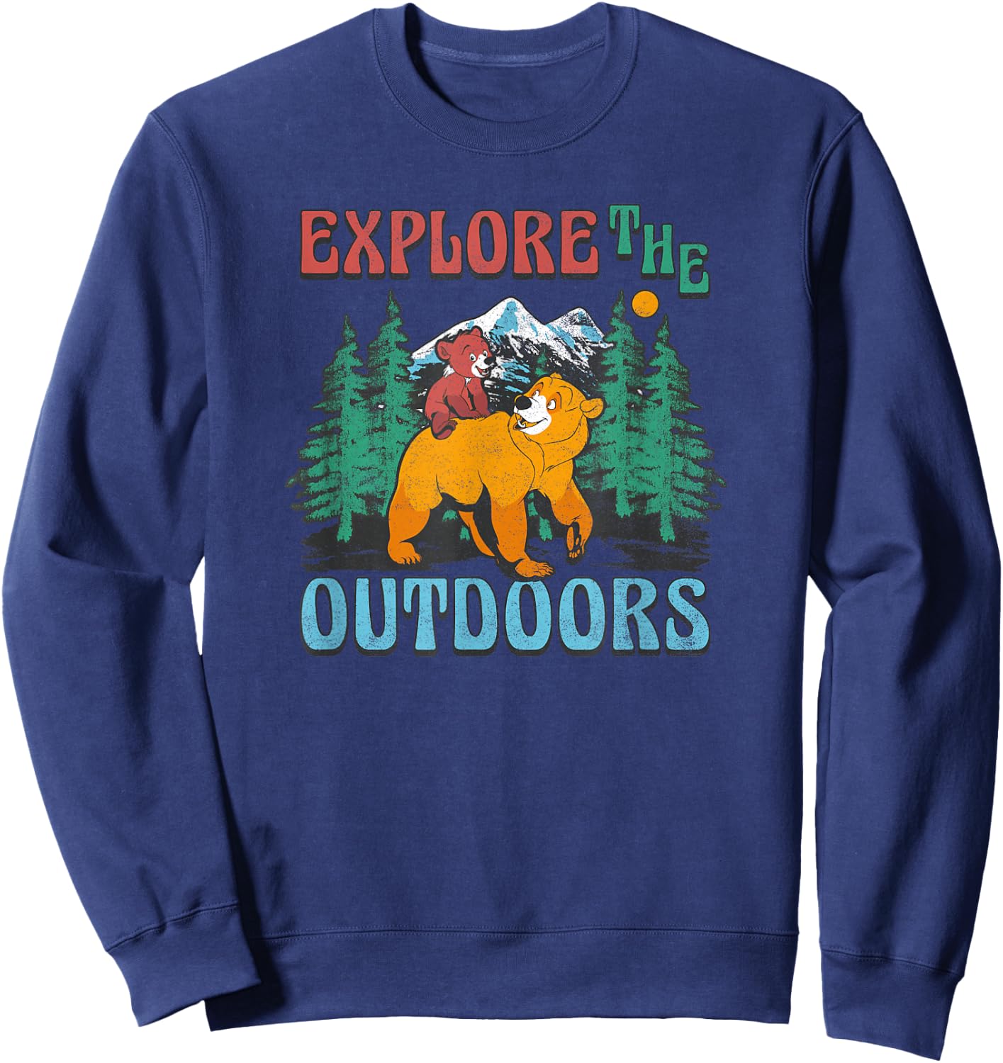 Disney Brother Bear Koda & Kenai Explore The Outdoors Sweatshirt - Sweatshirt | Navy