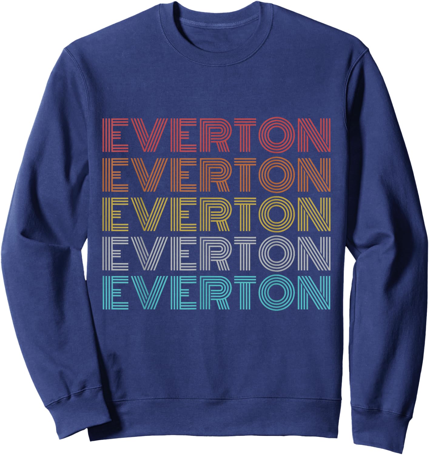 Retro Vintage Everton Sweatshirt - Sweatshirt | Navy