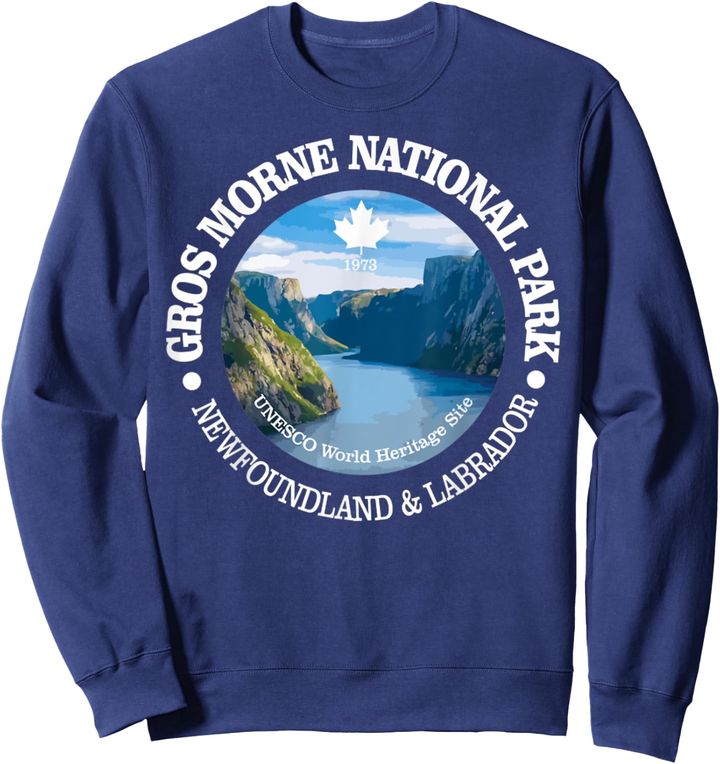 Gros Morne National Park, Nature Canada Hiking Lover Sweatshirt - Sweatshirt | Navy
