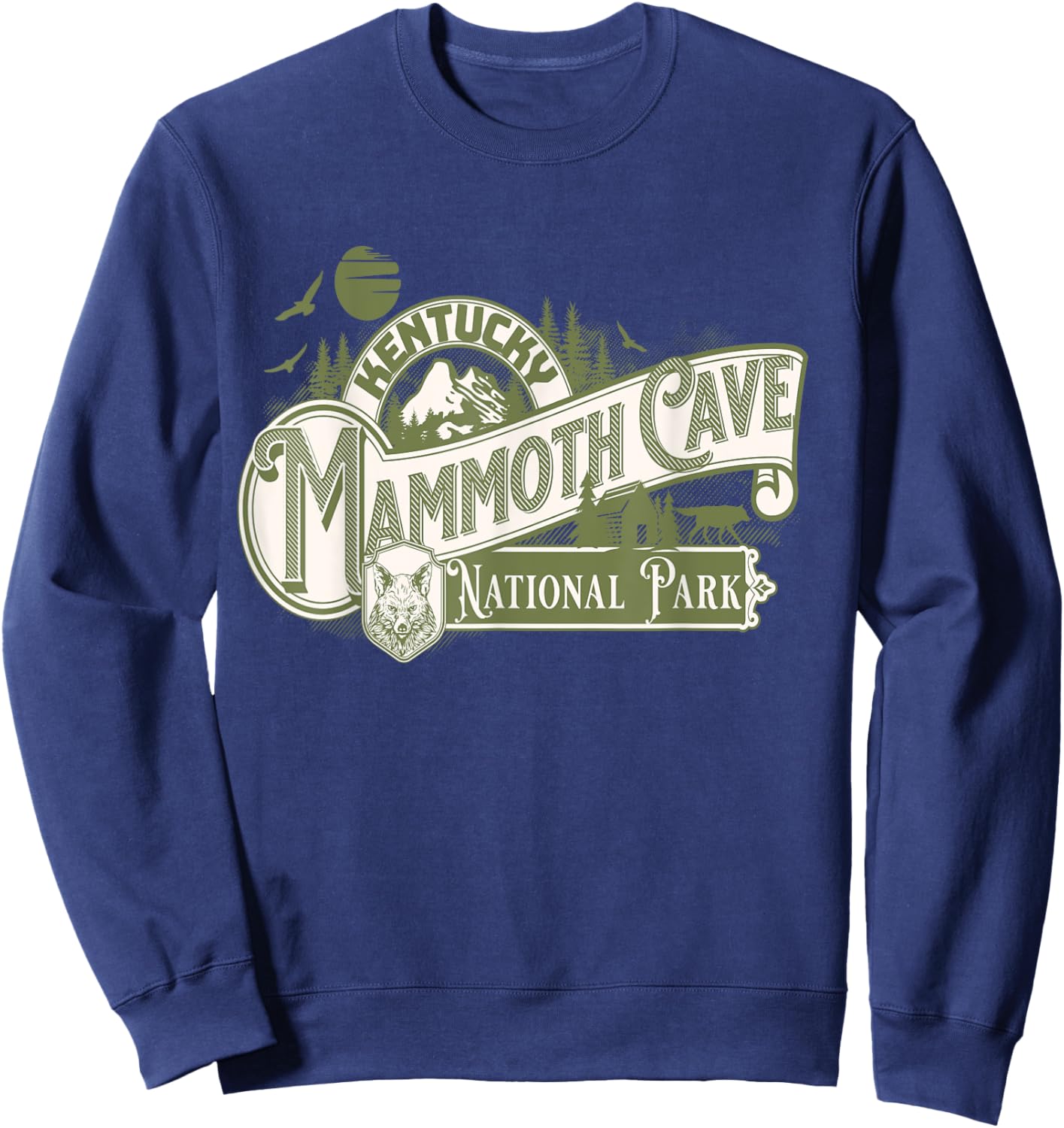 Mammoth Cave National Park Scenic Trail Explorer Hiking Sweatshirt - Sweatshirt | Navy