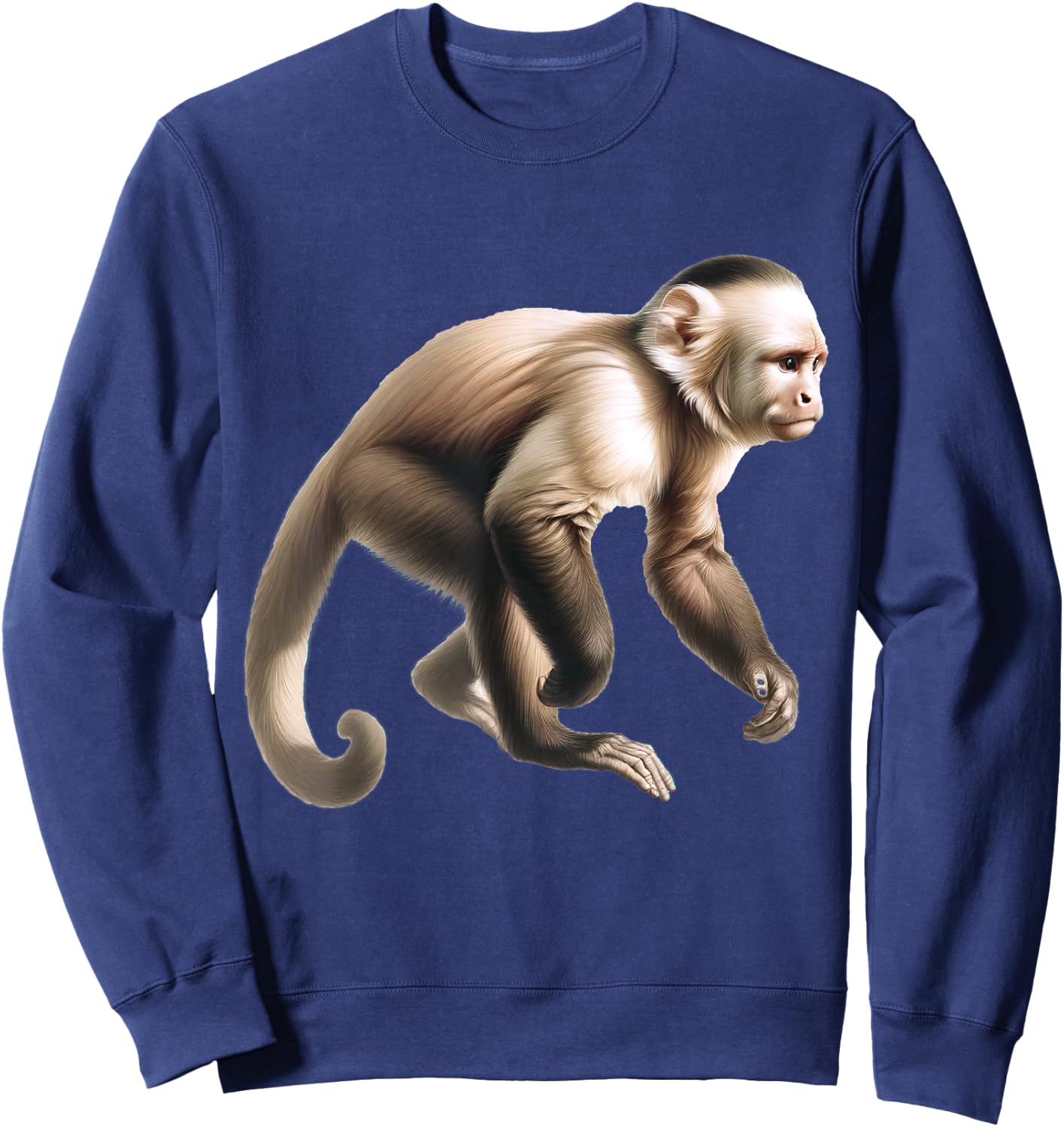 Capuchin Monkey Sweatshirt - Sweatshirt | Navy