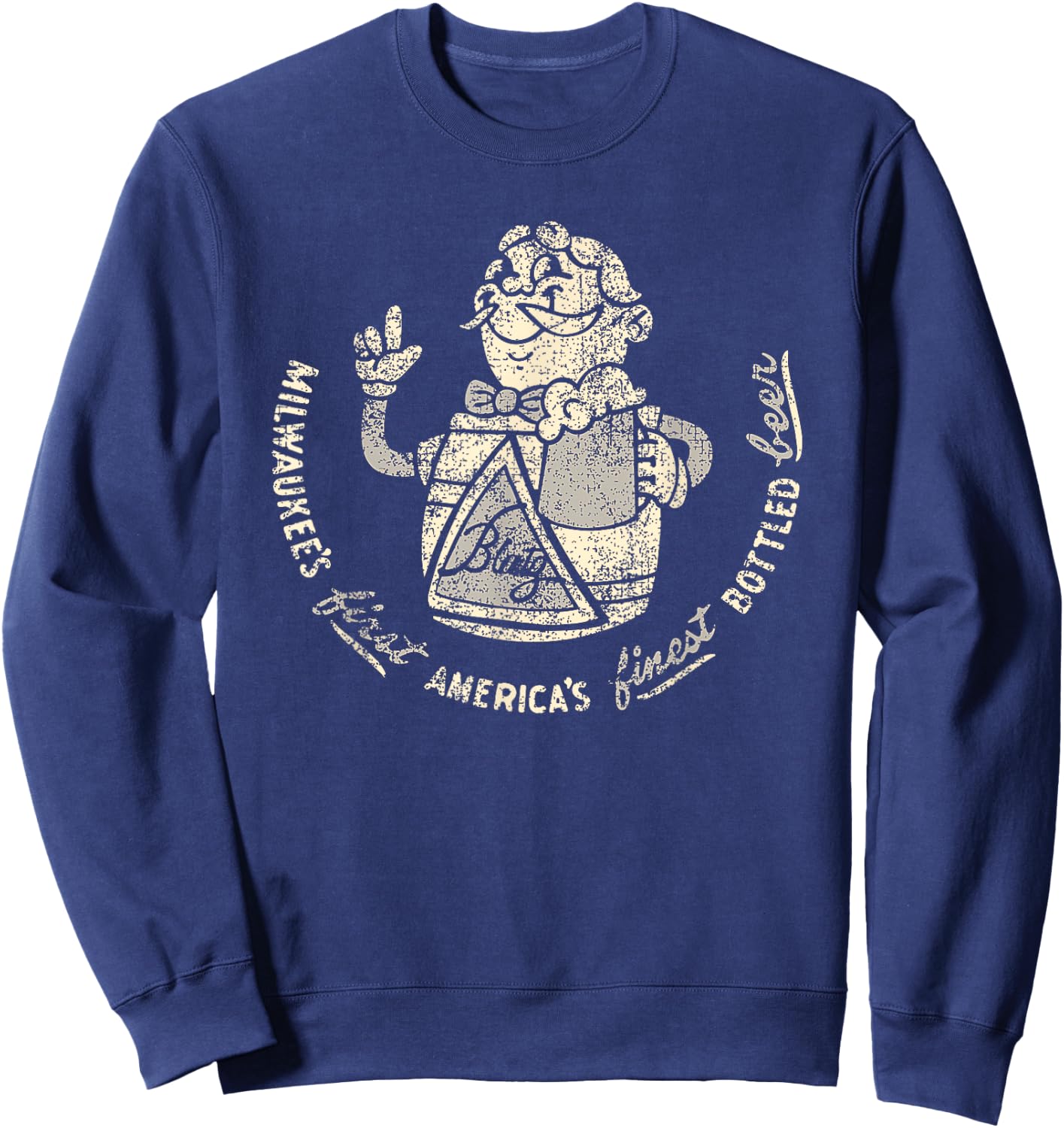 Blatz Beer Vintage Style - Pale America's Finest Sweatshirt - Sweatshirt | Navy