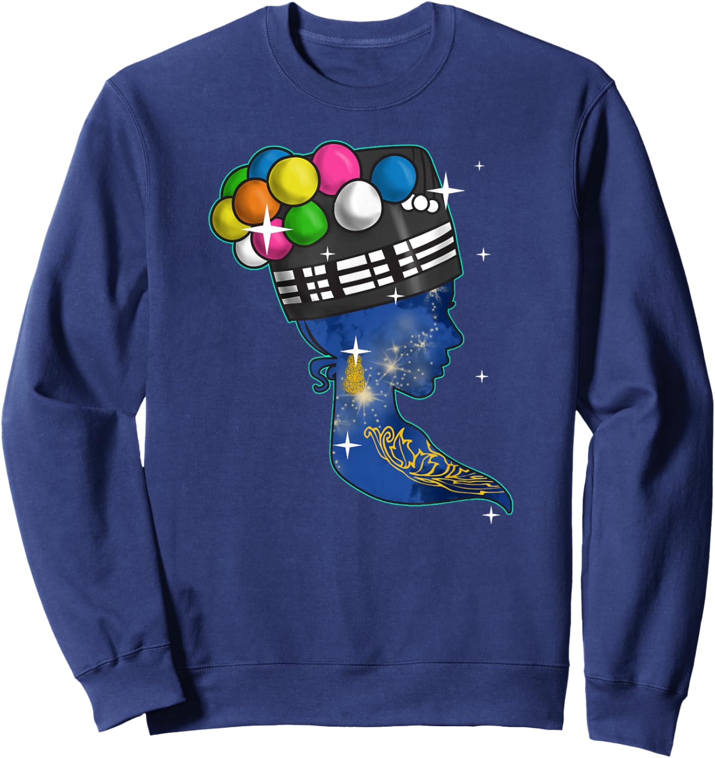 Hmong Miao Proud Traditional Girl Woman Hmoob Ethnic Sisters Sweatshirt - Sweatshirt | Navy