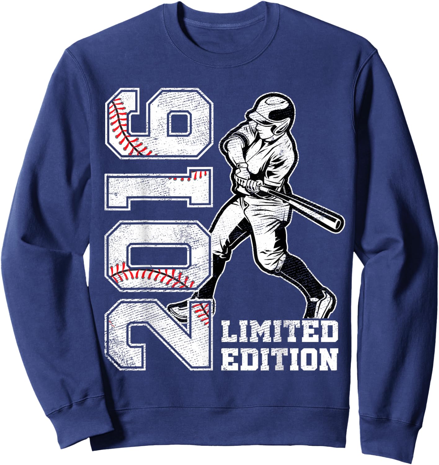 9th Birthday Baseball Limited Edition 2016 9 Years Old Sweatshirt - Sweatshirt | Navy