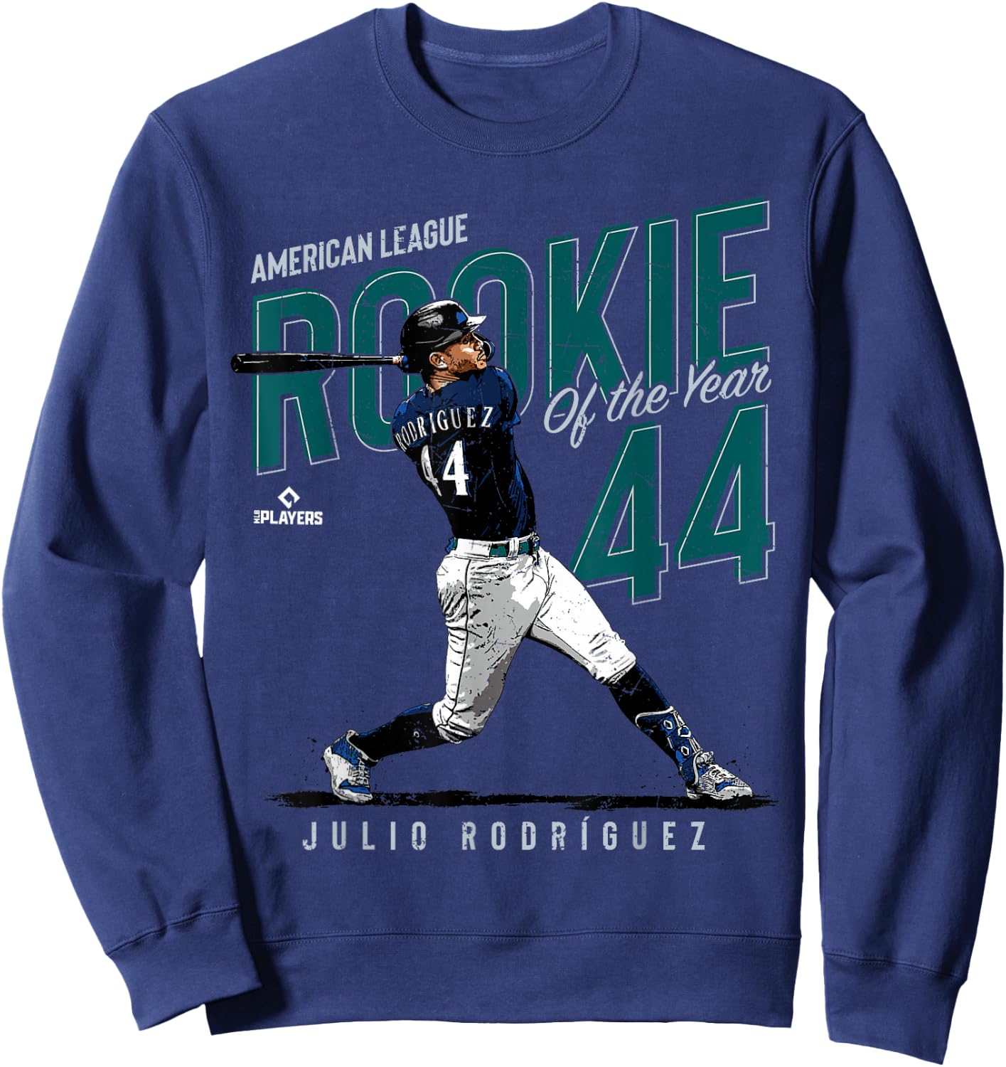 Rookie of the Year Julio Rodriguez Seattle MLBPA Sweatshirt - Sweatshirt | Navy