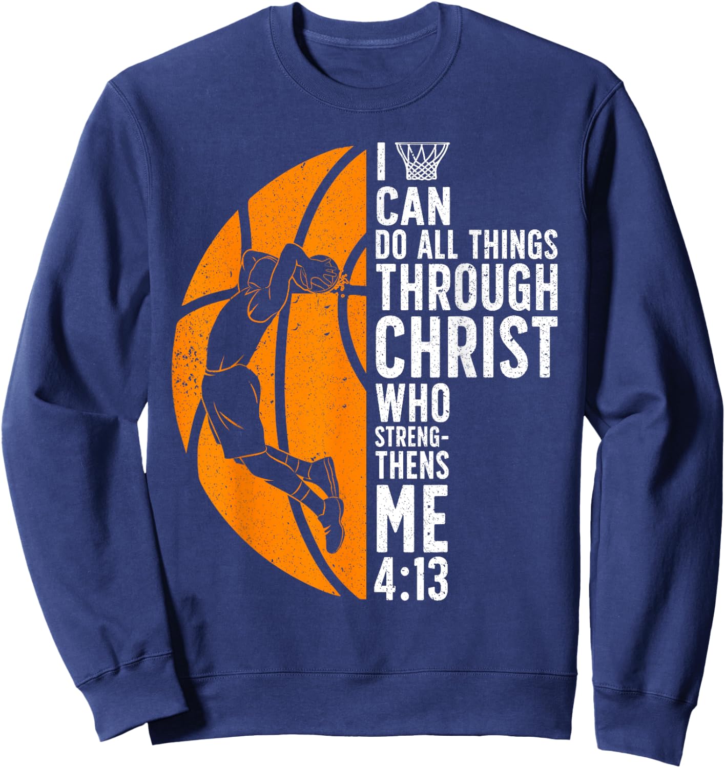 Cool Basketball Women Sport Game Basketball Player Sweatshirt - Sweatshirt | Navy