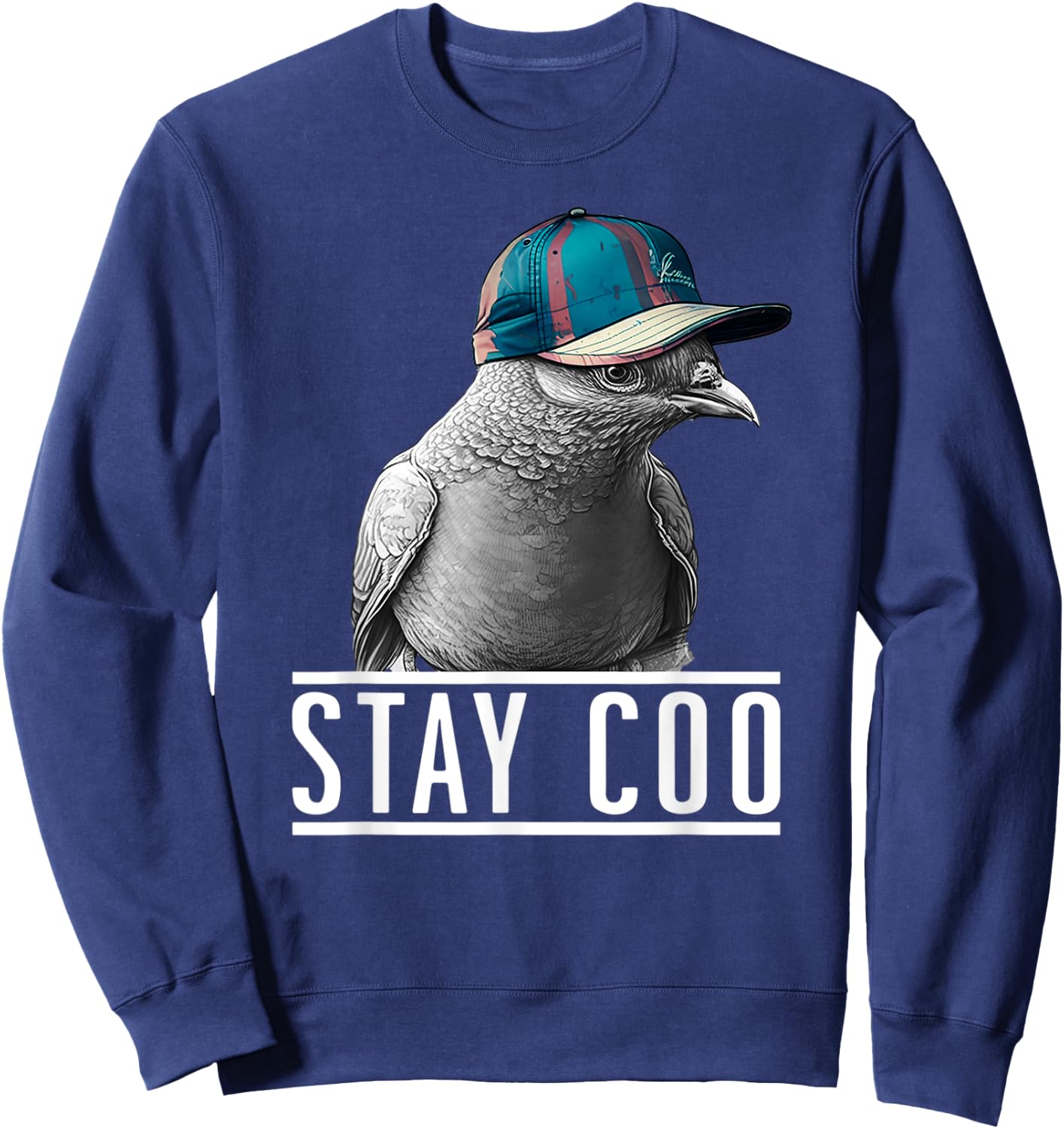Stay Coo - Pigeon Lover, Animal Lover, Birds Owner Sweatshirt - Sweatshirt | Navy