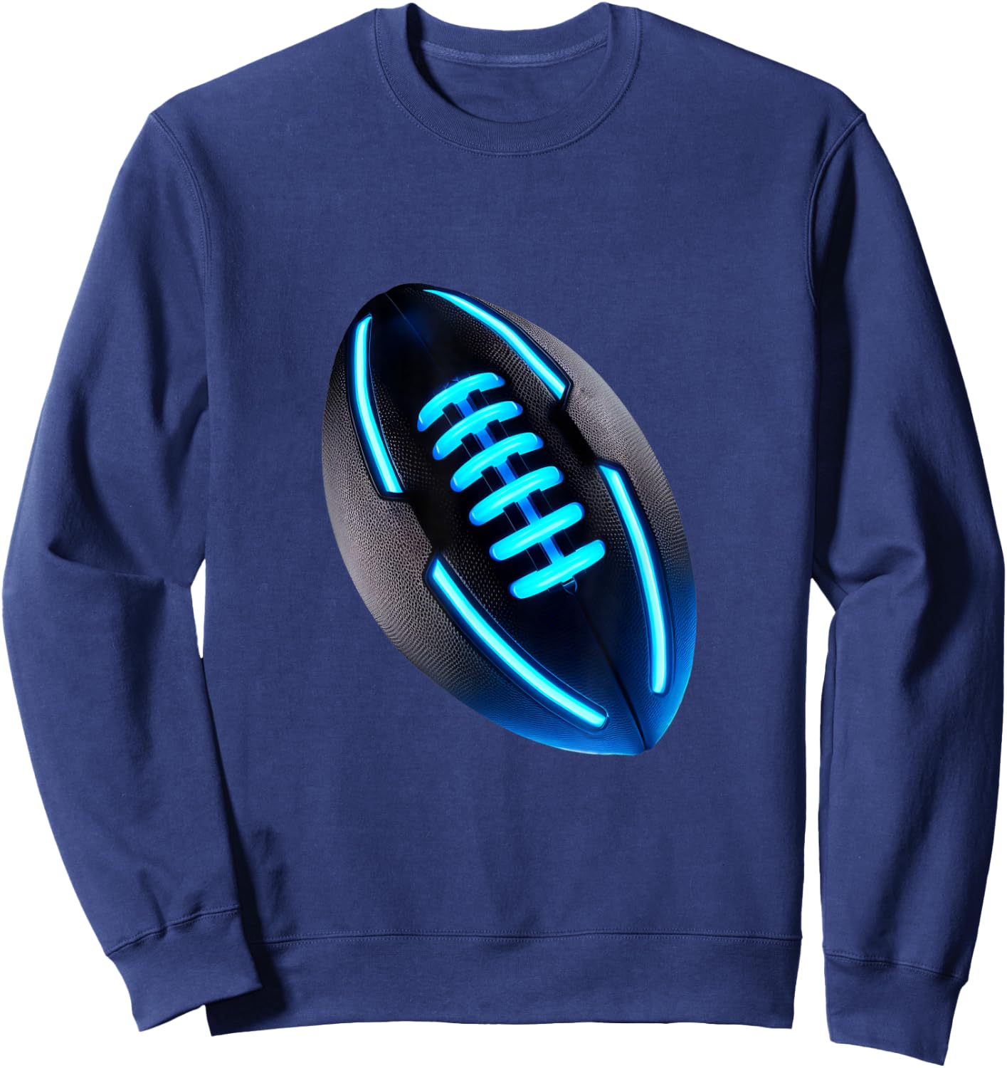 Neon Football Sweatshirt - Sweatshirt | Navy