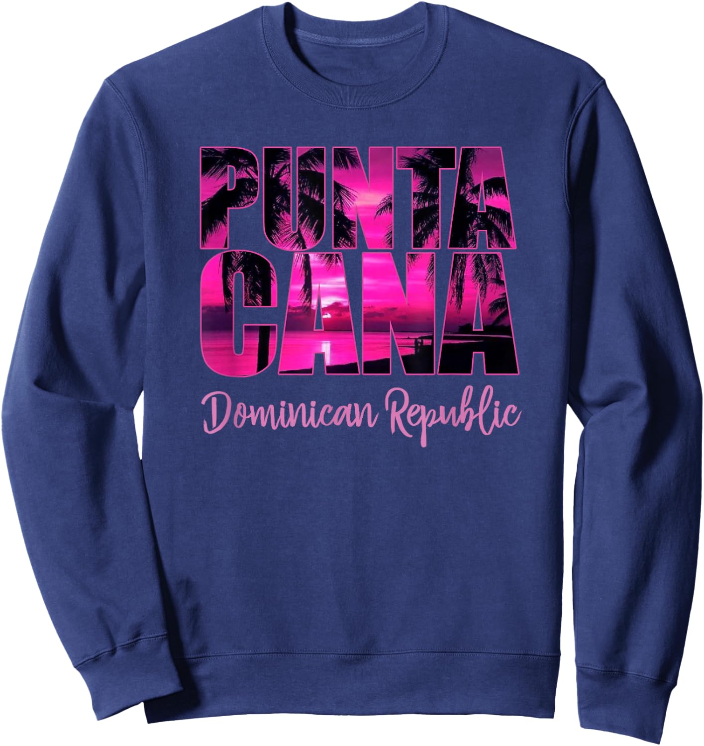 Punta Cana Vacation Souvenir Sweatshirt - Sweatshirt | Navy