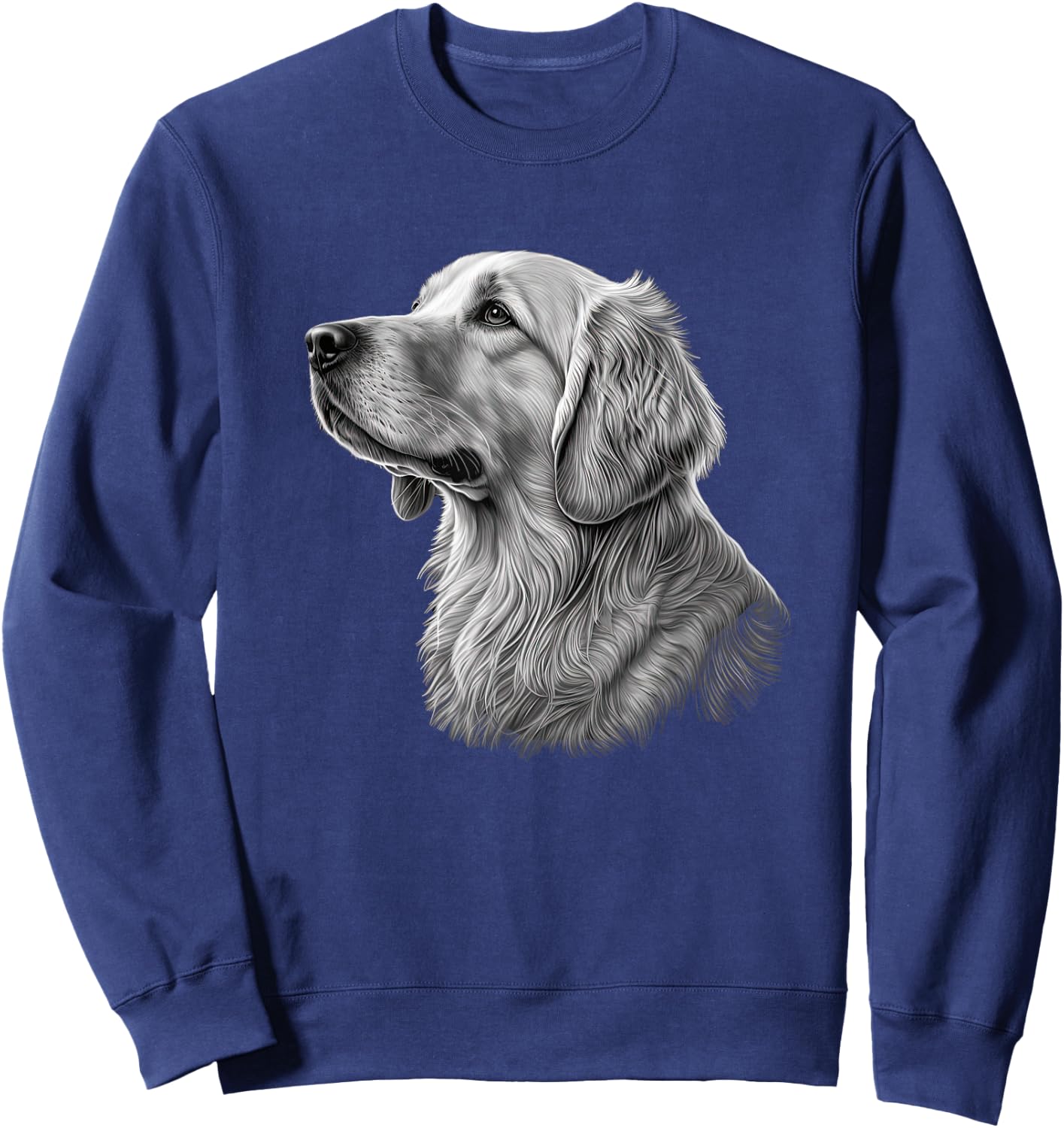 Funny Golden Retriever Sweatshirt - Sweatshirt | Navy