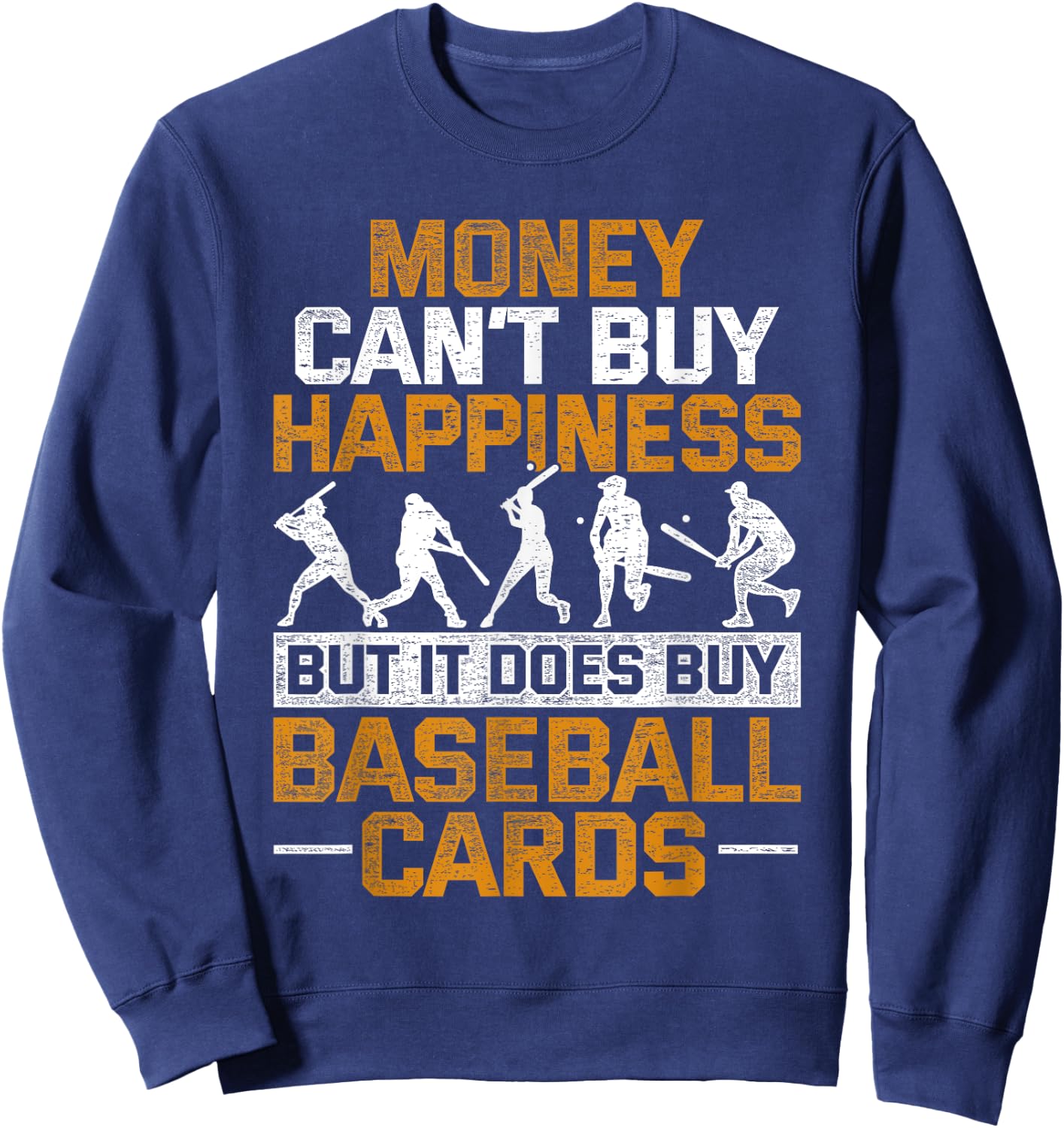 Baseball Card Collector Sweatshirt - Sweatshirt | Navy