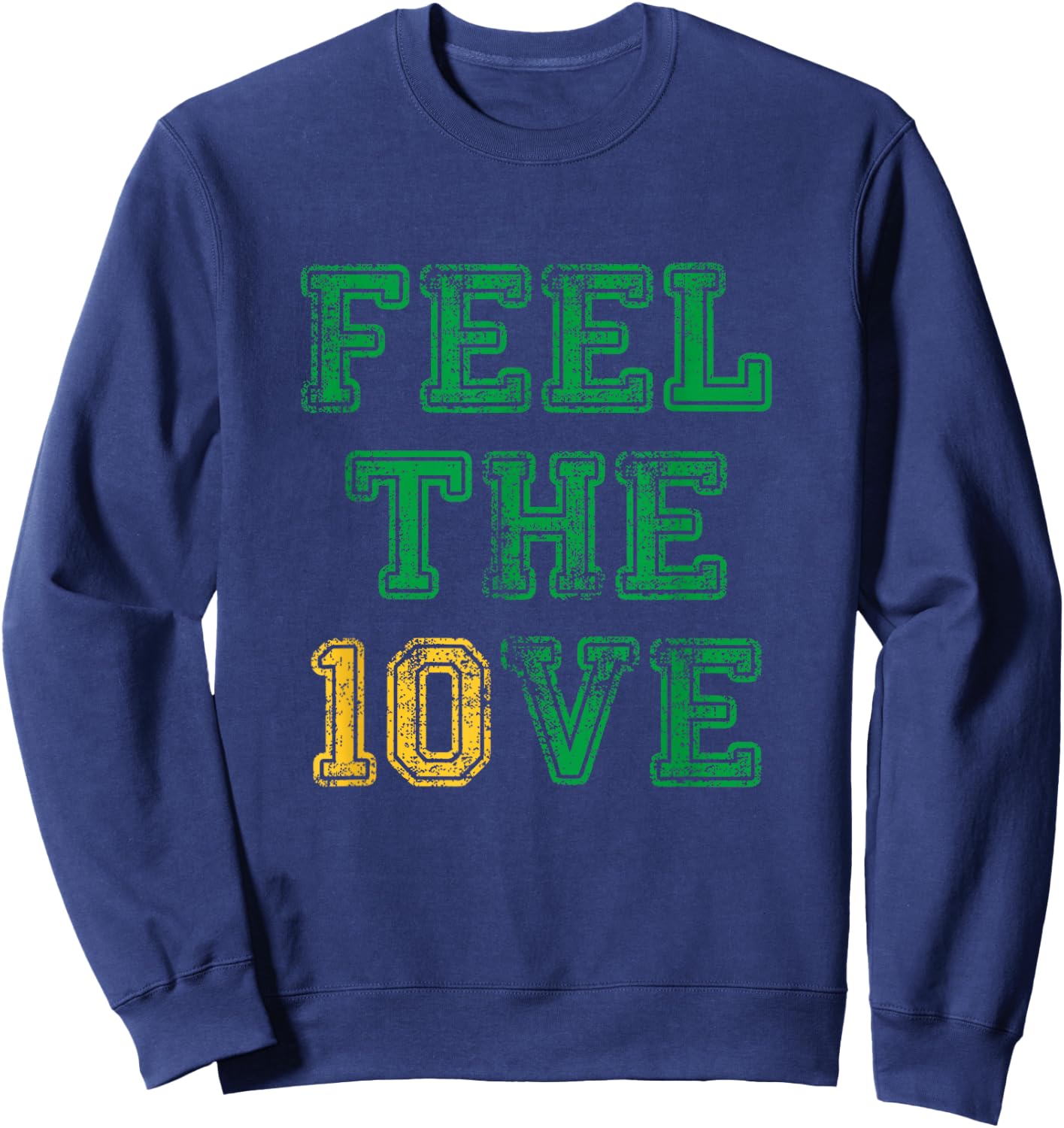 Feel The Love American Football Jordan Quarterback Retro Sweatshirt - Sweatshirt | Navy