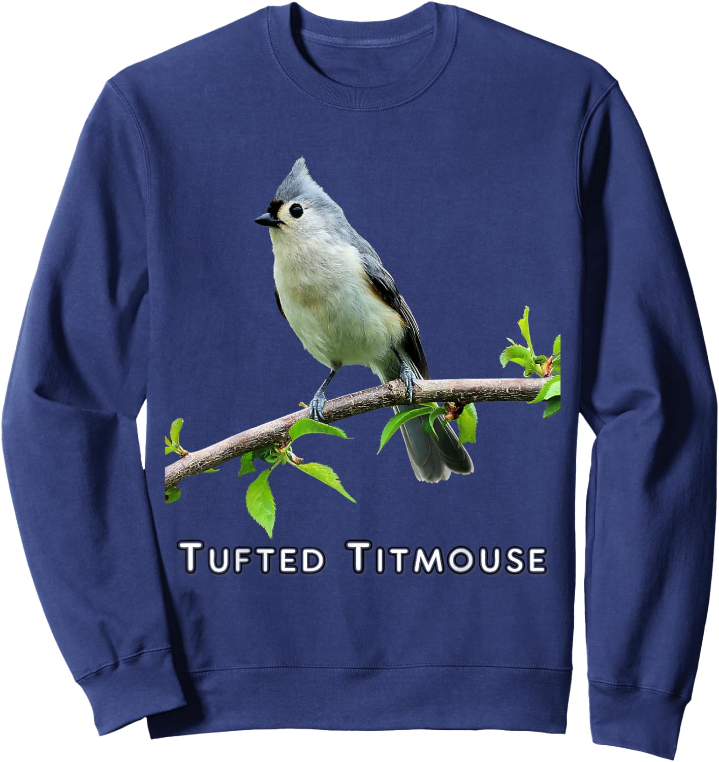 Tufted Titmouse Sweatshirt - Sweatshirt | Navy
