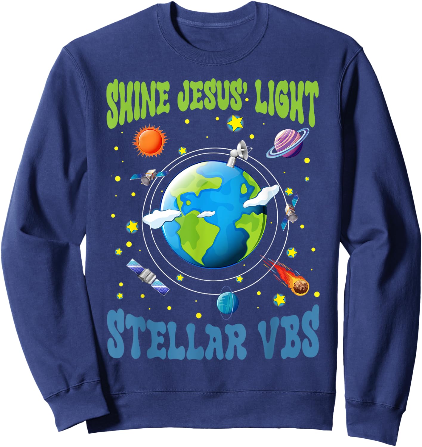 Stellar VBS 2023 Stellar Vacation Bible School Sweatshirt - Sweatshirt | Navy