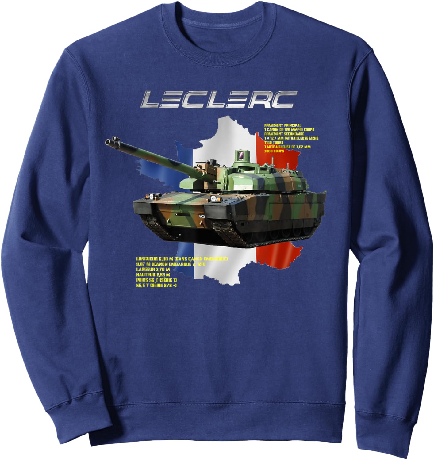 Leclerc, our chariot Sweatshirt - Sweatshirt | Navy