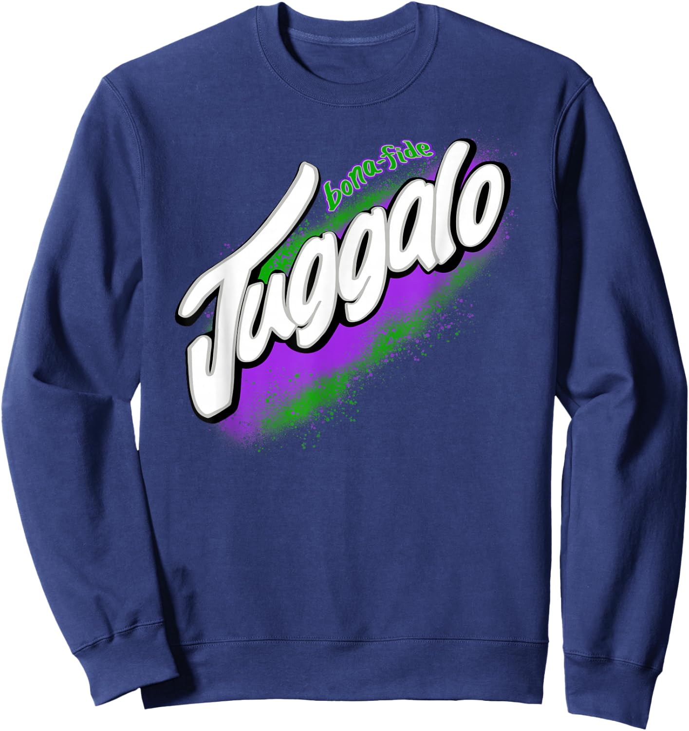 Purple Glazed, Green Daze: Hilariously Questionable Sweatshirt - Sweatshirt | Navy