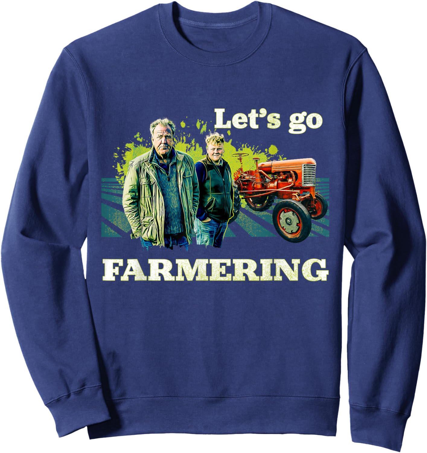 Clarkson's Farm - Let's Go Farmering Sweatshirt - Sweatshirt | Navy