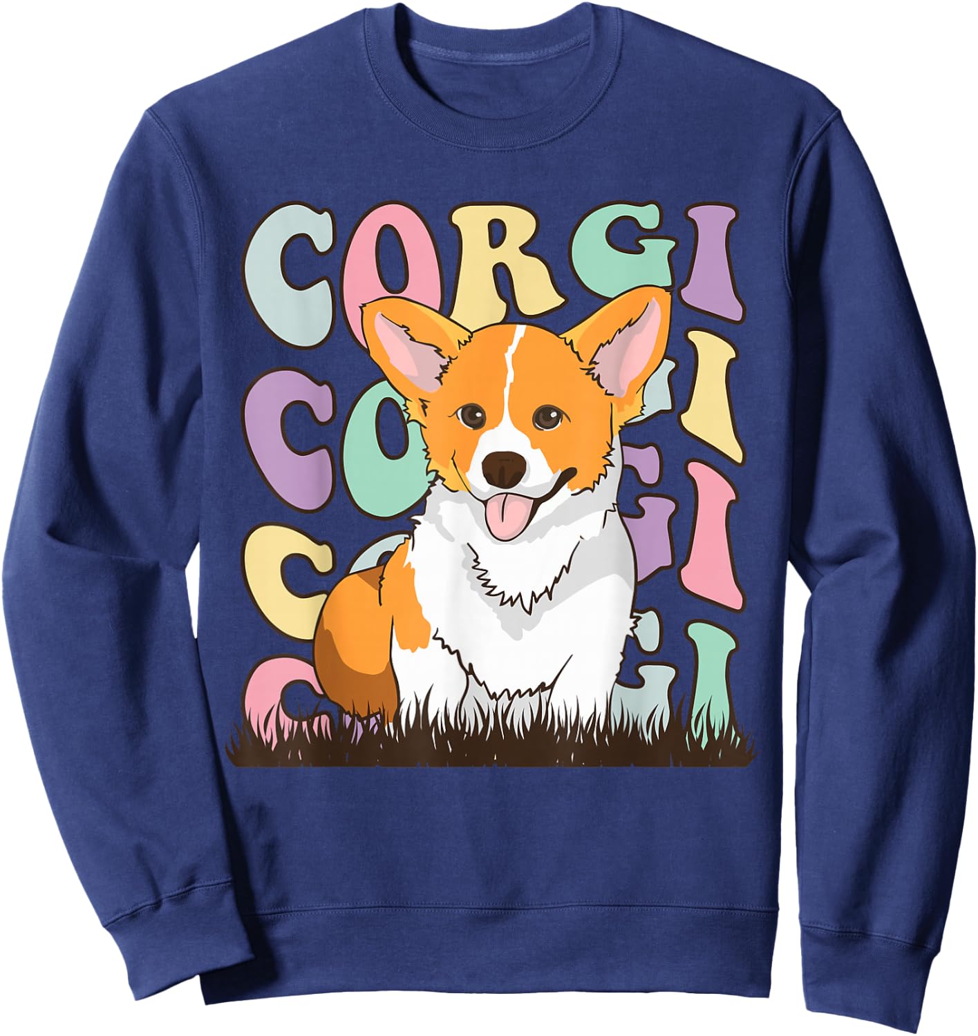 Corgi Corgi Sweatshirt - Sweatshirt | Navy