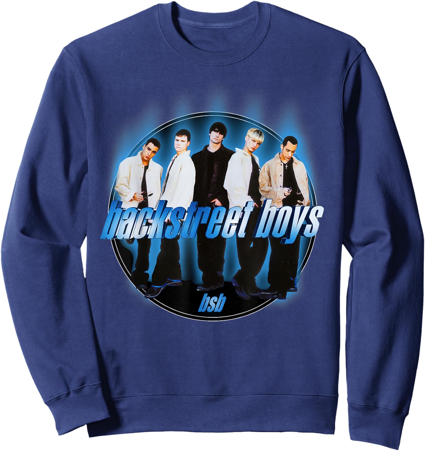 Backstreet Boys – Circle Millennium Small Sweatshirt - Sweatshirt | Navy