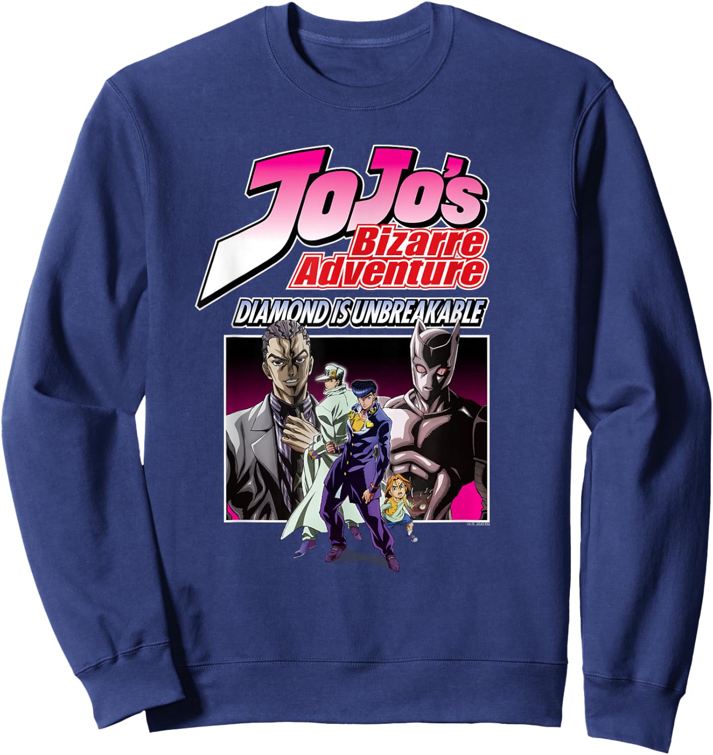 JoJo Diamond is Unbreakable Deadly Queen Bites The Dust Sweatshirt - Sweatshirt | Navy