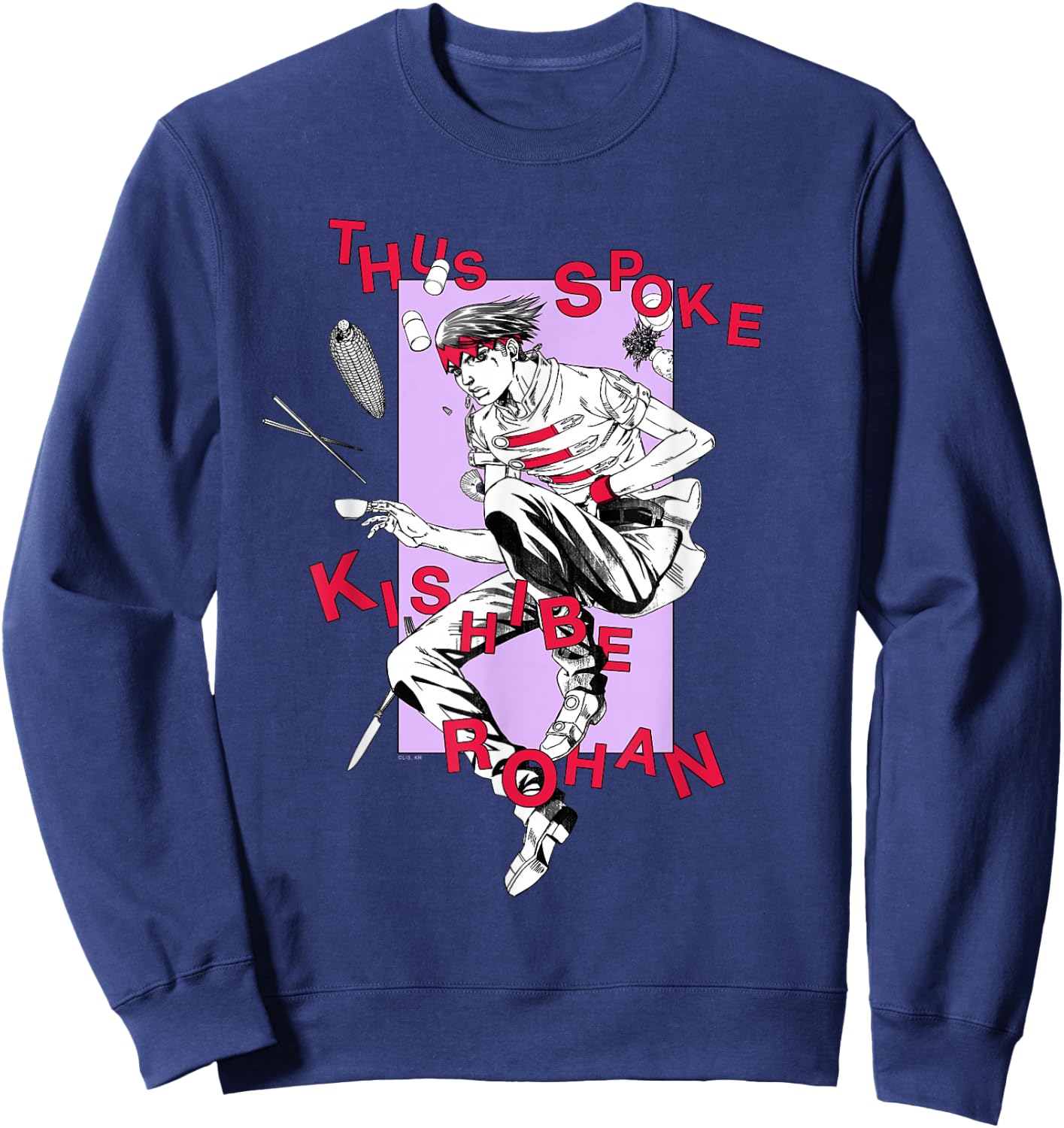Thus Spoke Kishibe Rohan Rohan with Floating Logo Sweatshirt - Sweatshirt | Navy