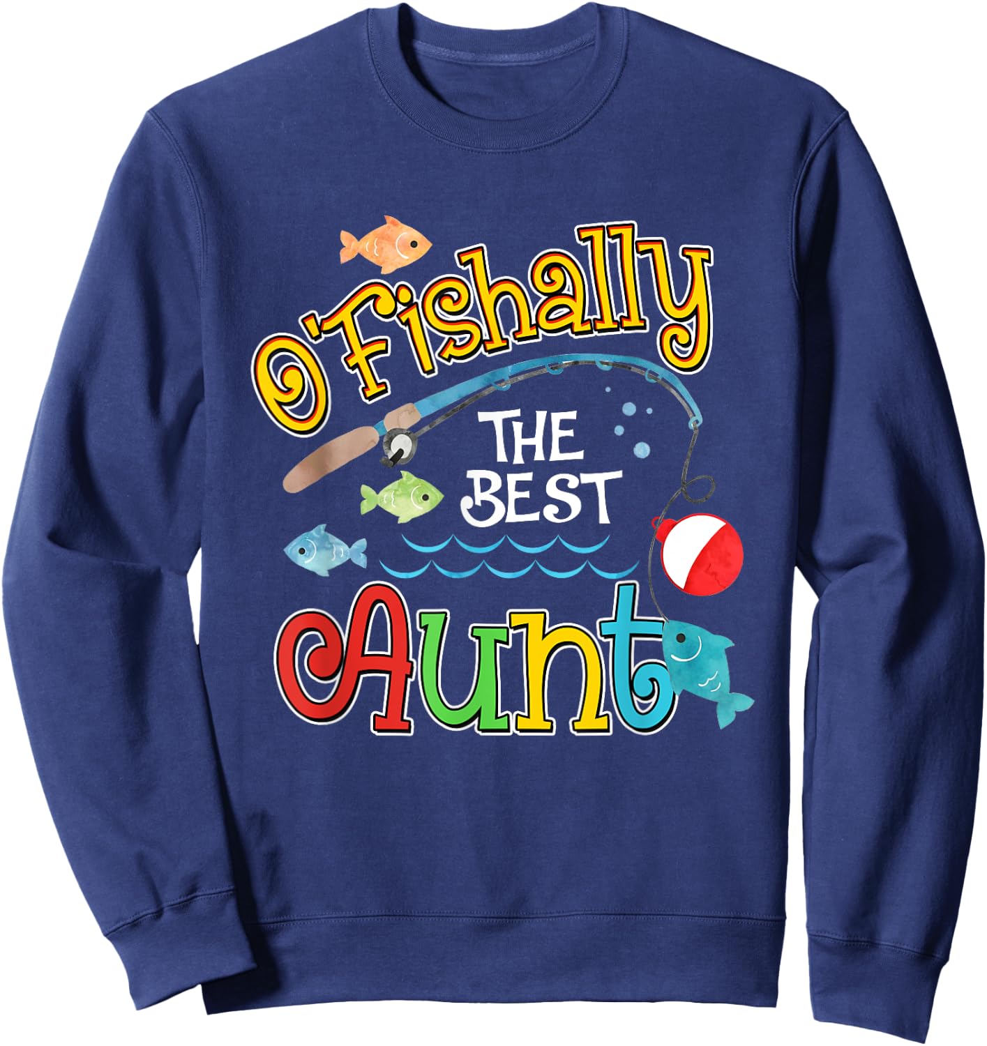 Ofishally The Best Aunt Auntie of the Birthday Boy Sweatshirt - Sweatshirt | Navy
